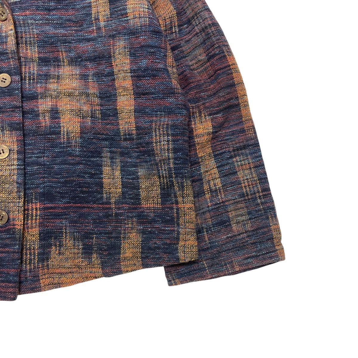 Issey Miyake 💥Vintage 90s Miena Style Pachtwork Cropped Jacket Size M / US 6-8 / IT 42-44 - 5 Thumbnail