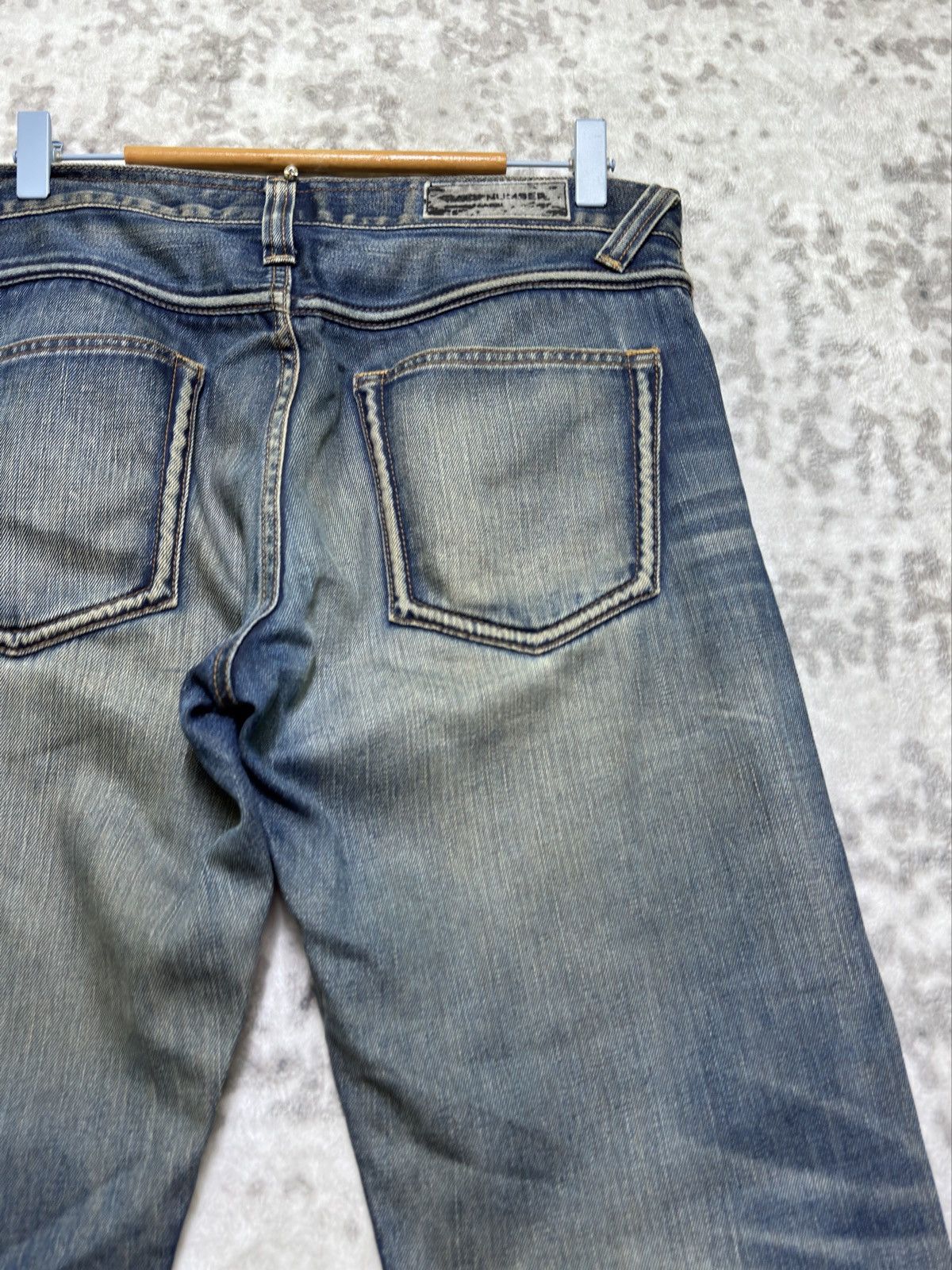 Vintage Vintage Archive Back Number Heavy Whisker Mud Wash Denim Size US 32 / EU 48 - 11 Thumbnail