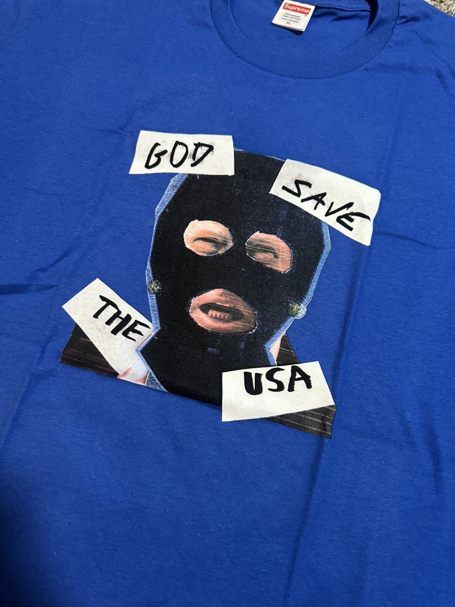 Supreme Supreme “god save the usa” tee Size US XL / EU 56 / 4 - 2 Thumbnail