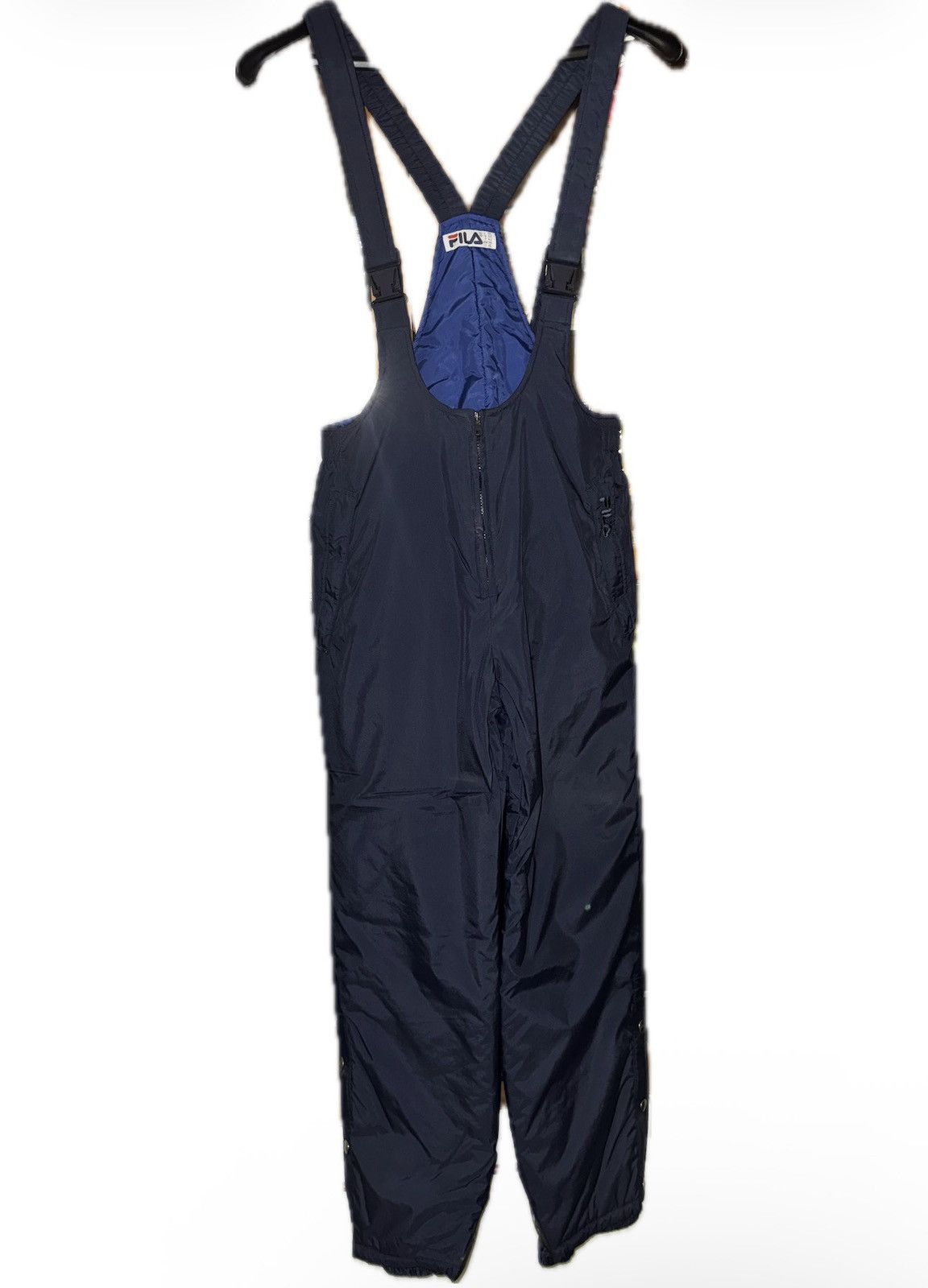 Fila Vintage Fila Ski Bibs / Salopettes - Navy Blue - Size 50 Size US M / EU 48-50 / 2 - 1 Thumbnail
