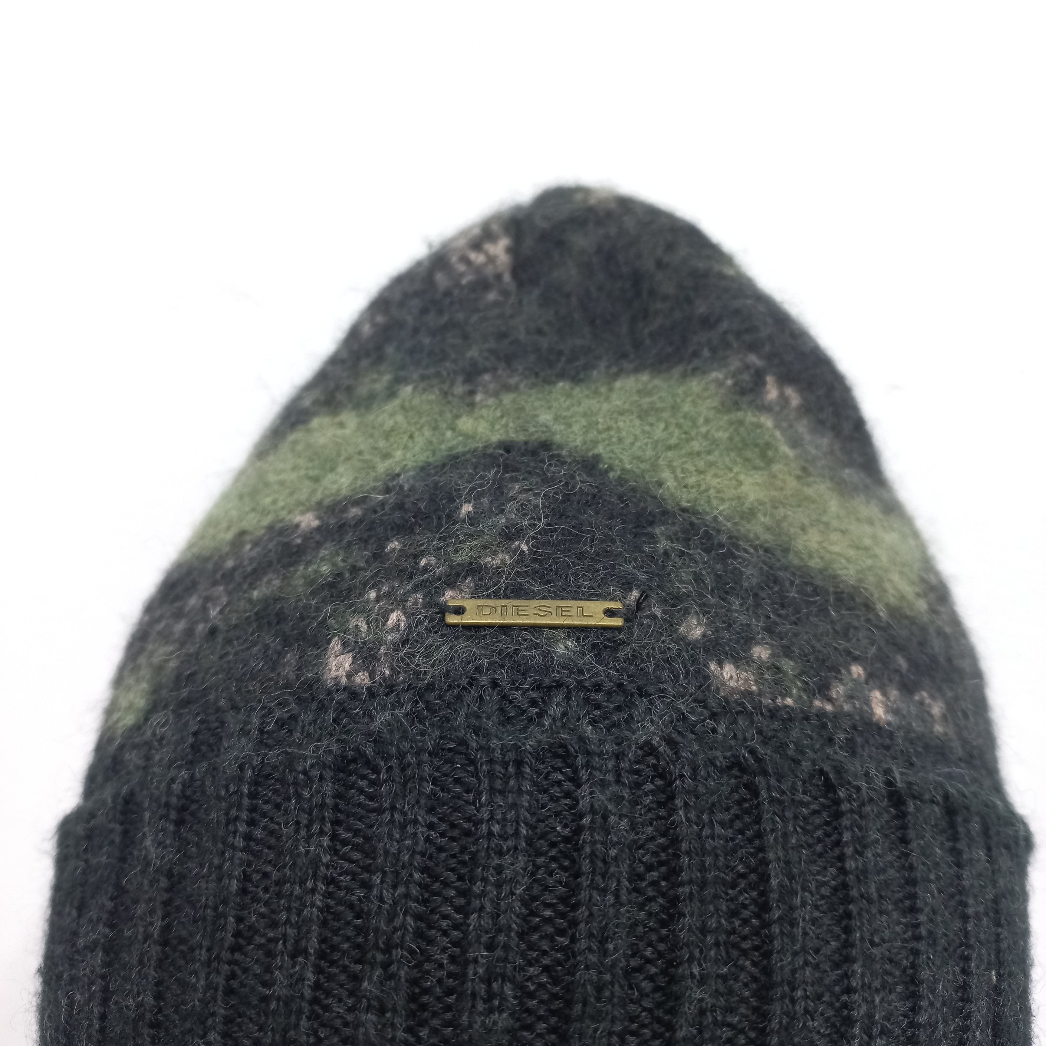 Diesel 💥 Diesel pin military camo army wool beanie hat Size ONE SIZE - 3 Thumbnail