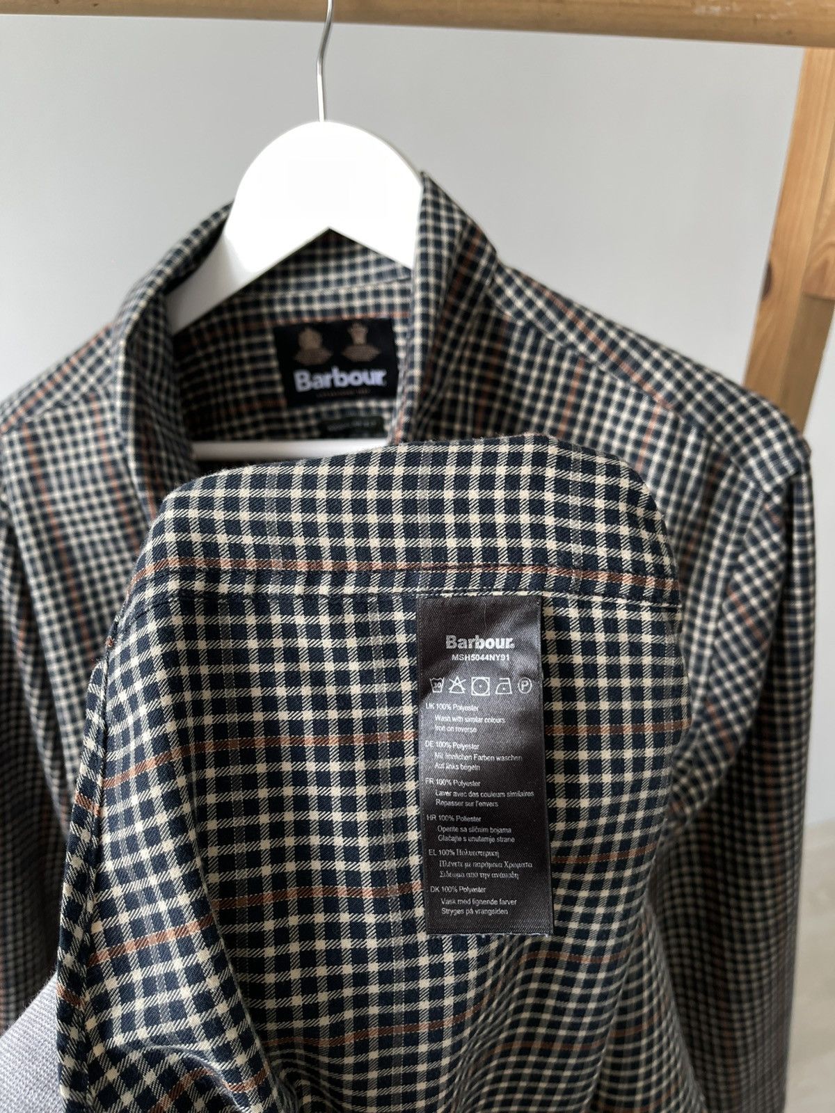 Barbour Barbour AW22 Henderson Thermo Weave Checkered Twill Shirt Size US M / EU 48-50 / 2 - 15 Thumbnail