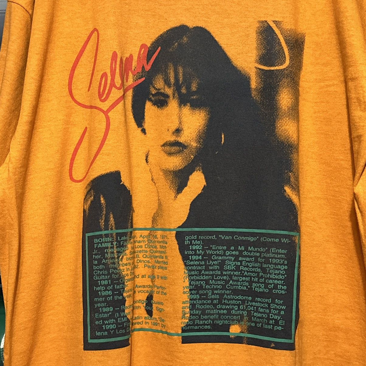 Rap Tees Vintage 90s Selena Quintanilla Memorial Graphic Tee XL Size US XL / EU 56 / 4 - 3 Thumbnail