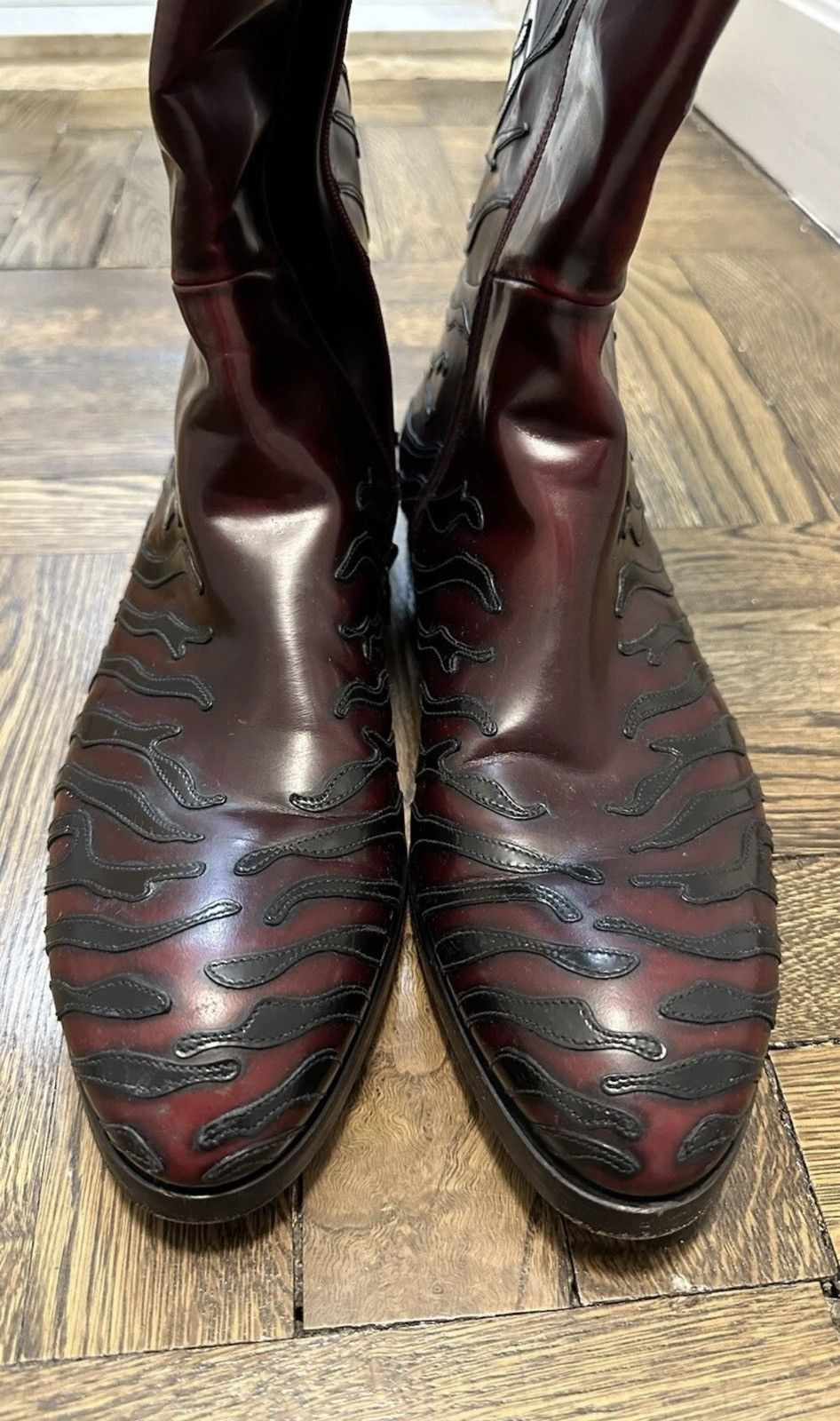 Prada PRADA FW08 Flame boots Size US 9 / EU 42 - 3 Thumbnail