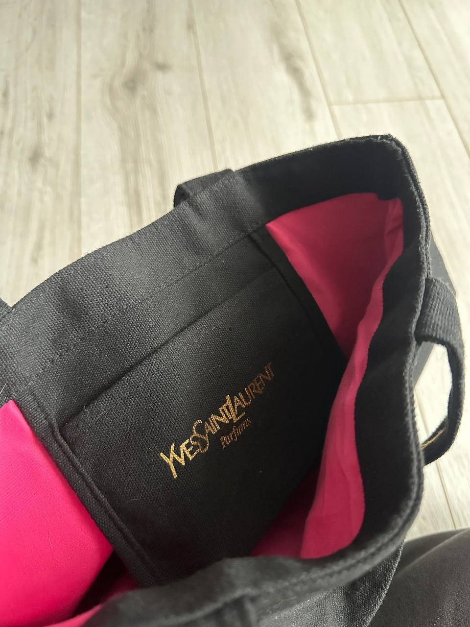 Yves Saint Laurent Yves Saint Laurent Novelty Tote Bag Embroidery Logo Size ONE SIZE - 10 Thumbnail