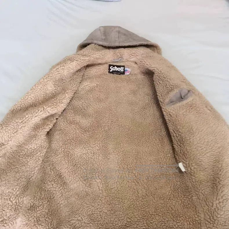 Schott Schott Hooded coat Nubuck fur integrated Size US M / EU 48-50 / 2 - 2 Thumbnail