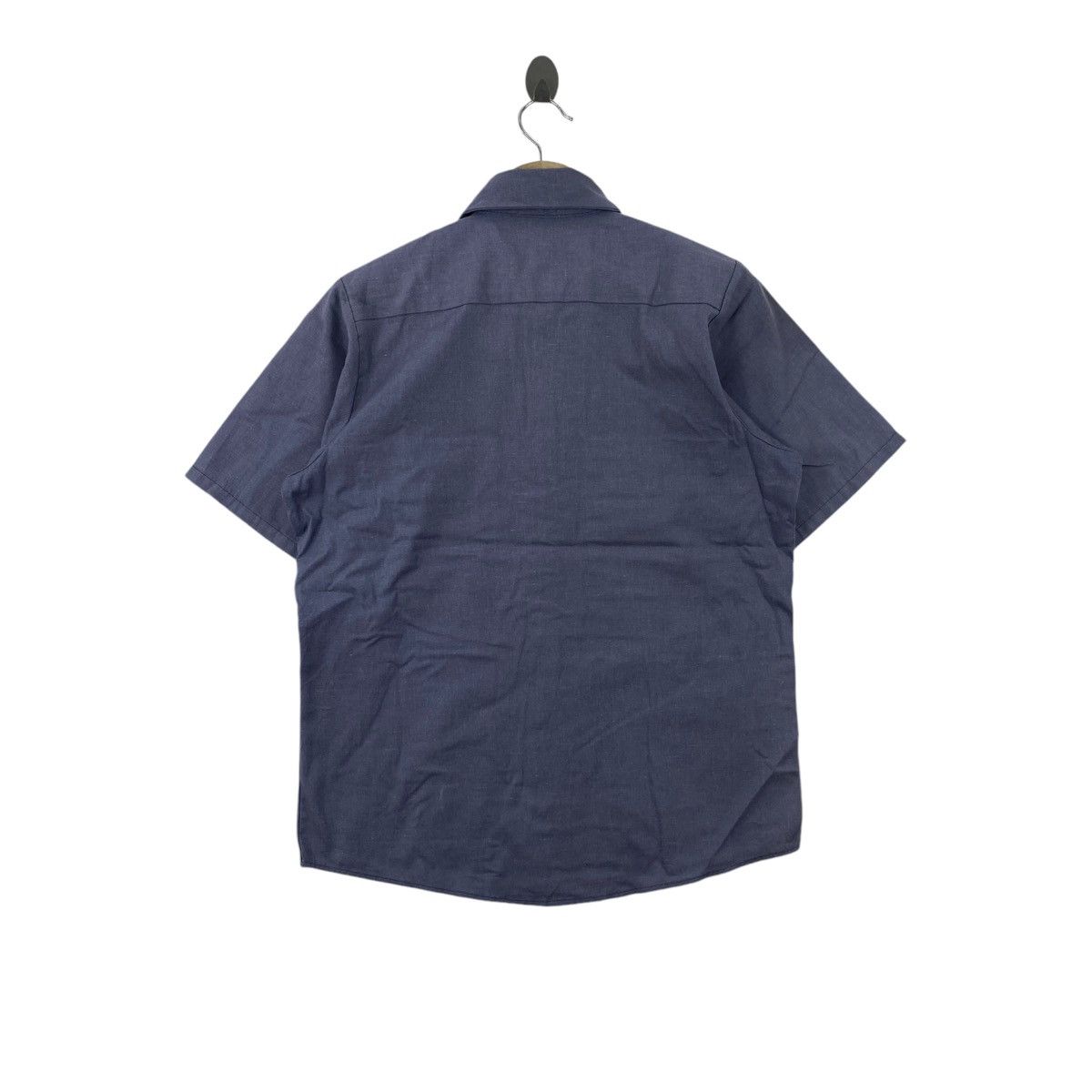 Red Kap × Vintage Vintage 90s RED KAP NASCAR Pockets Blue Button Up Shirts Size US M / EU 48-50 / 2 - 3 Thumbnail