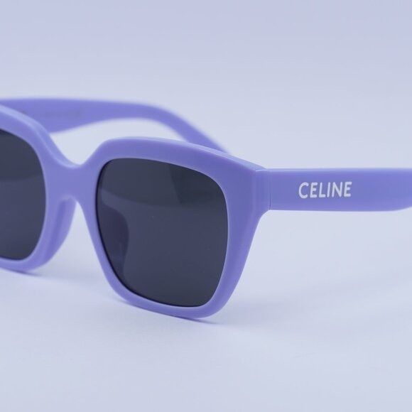 Celine Celine CL40198F 78A Sunglasses Lilac Square Frame Size ONE SIZE - 2 Thumbnail