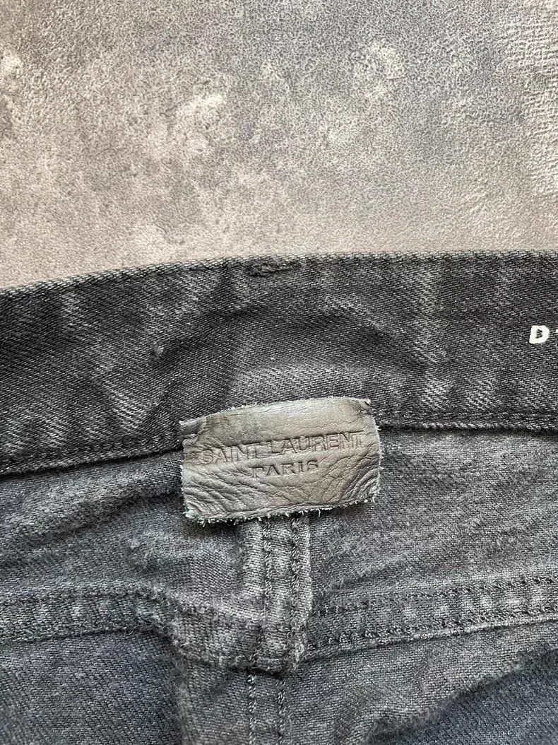 Saint Laurent Paris Saint Laurent Paris Black gray washed straight-leg denim j Size US 32 / EU 48 - 3 Thumbnail