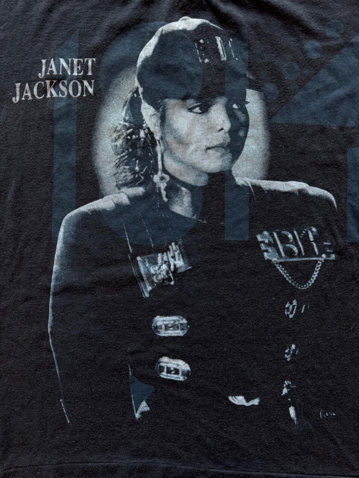 Other Vintage 1990 Janet Jackson Rhythm Nation Rap R&B T-Shirt L Size US L / EU 52-54 / 3 - 2 Thumbnail