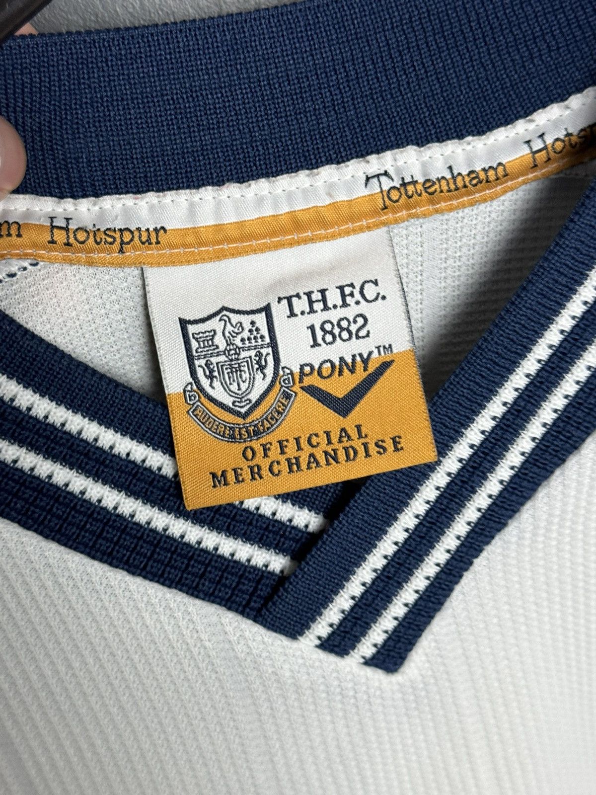 PONY Tottenham Hotspur 97/99 Home Football Jersey Size US XL / EU 56 / 4 - 15 Thumbnail