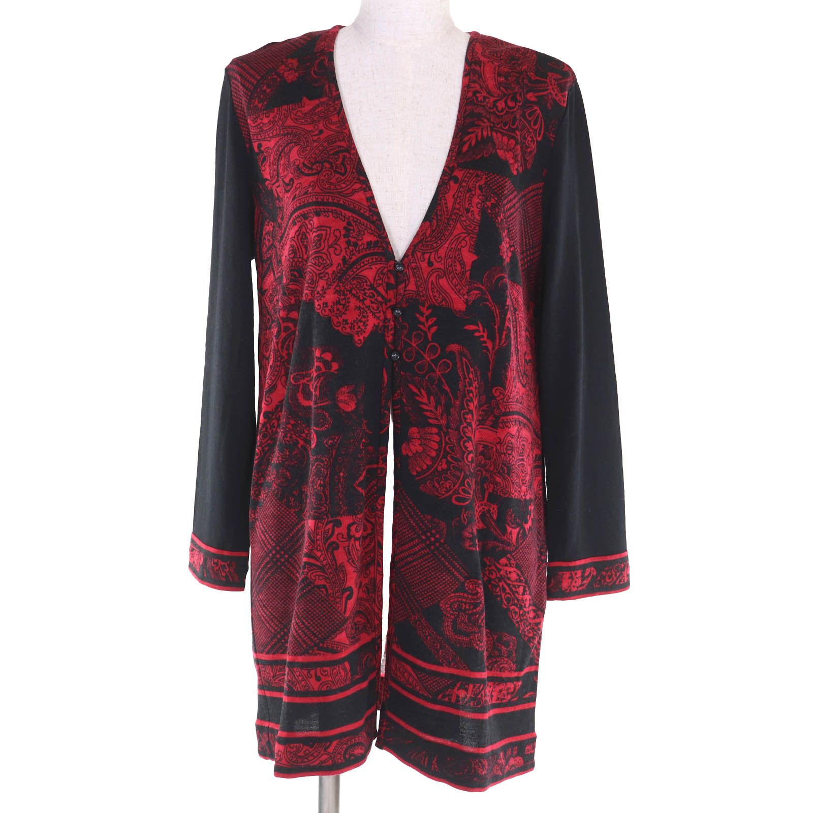 Other Leonard LEONARD FASHION Wool Silk Cardigan Textile Tops DUTY FREE for USA Size ONE SIZE - 1 Thumbnail