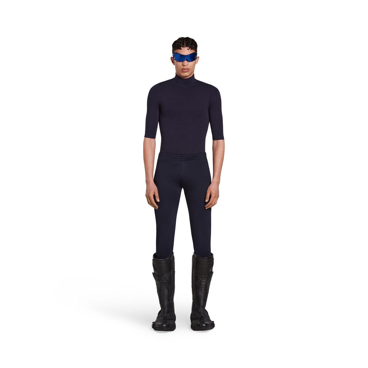 Balenciaga Balenciaga 3B Sports Icon Fitted Long Sleeve Turtleneck Size US M / EU 48-50 / 2 - 10 Thumbnail
