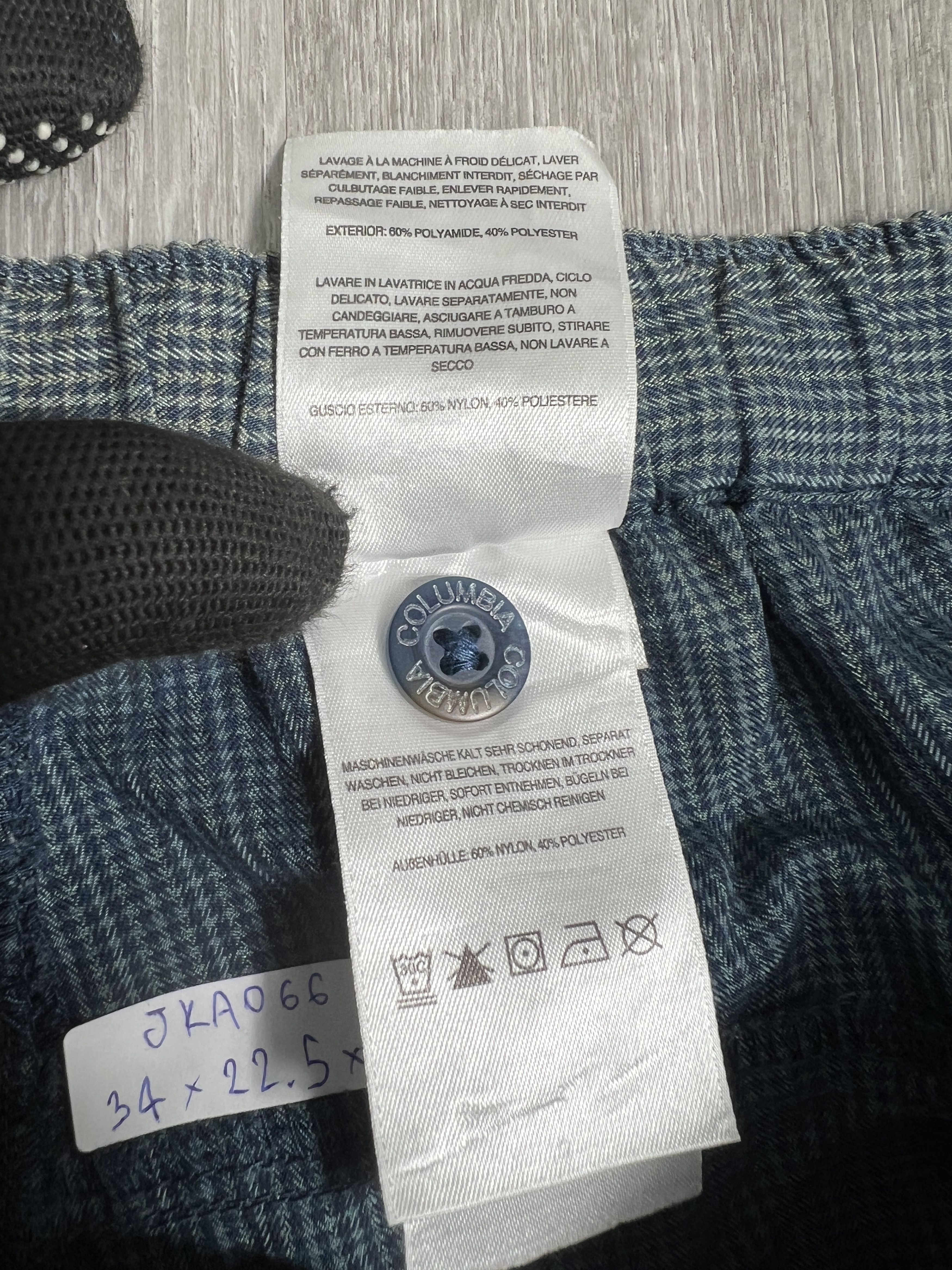 Columbia Columbia Titanium Blue Houndstooth Short JKA066 Size US 34 / EU 50 - 6 Thumbnail