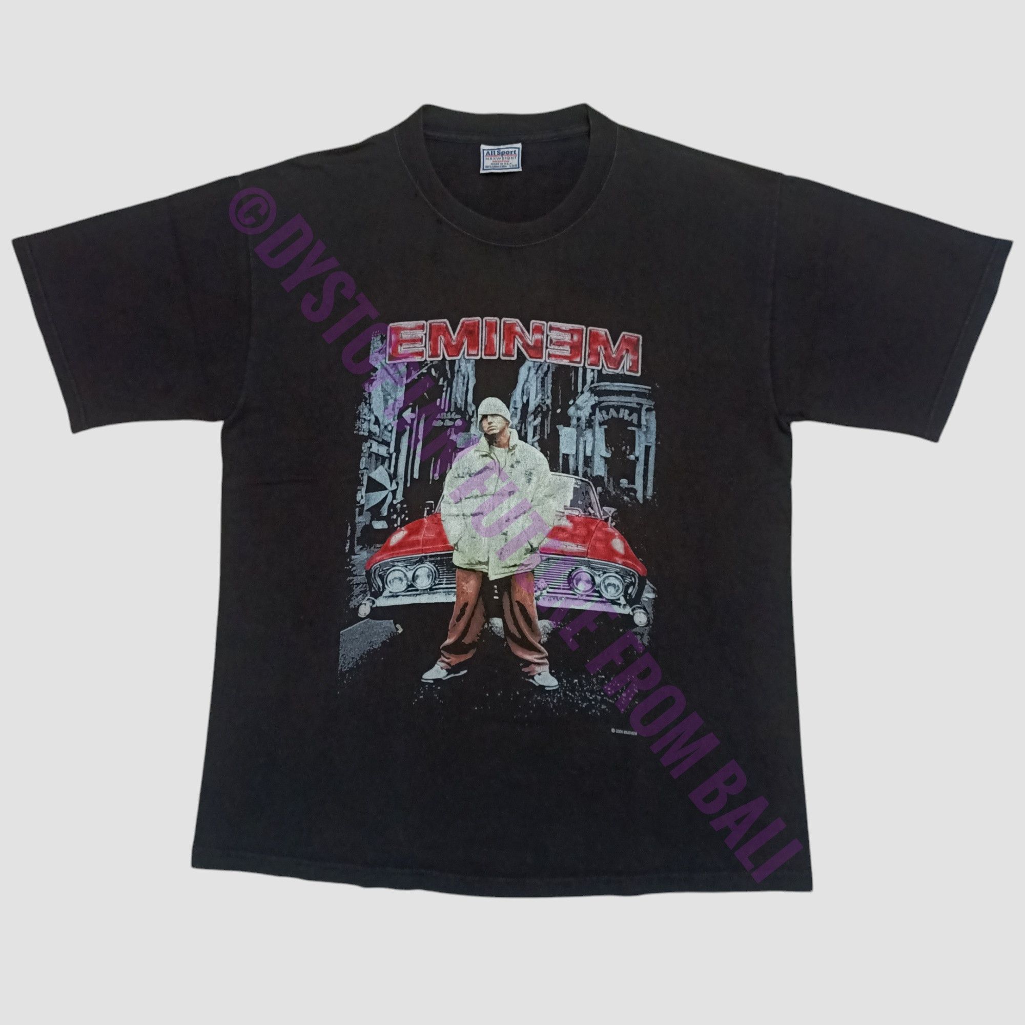Eminem × Rap Tees × Vintage Vintage 2000 Eminem - Lowrider Rapper Singer Music T-shirt Size US L / EU 52-54 / 3 - 1 Thumbnail