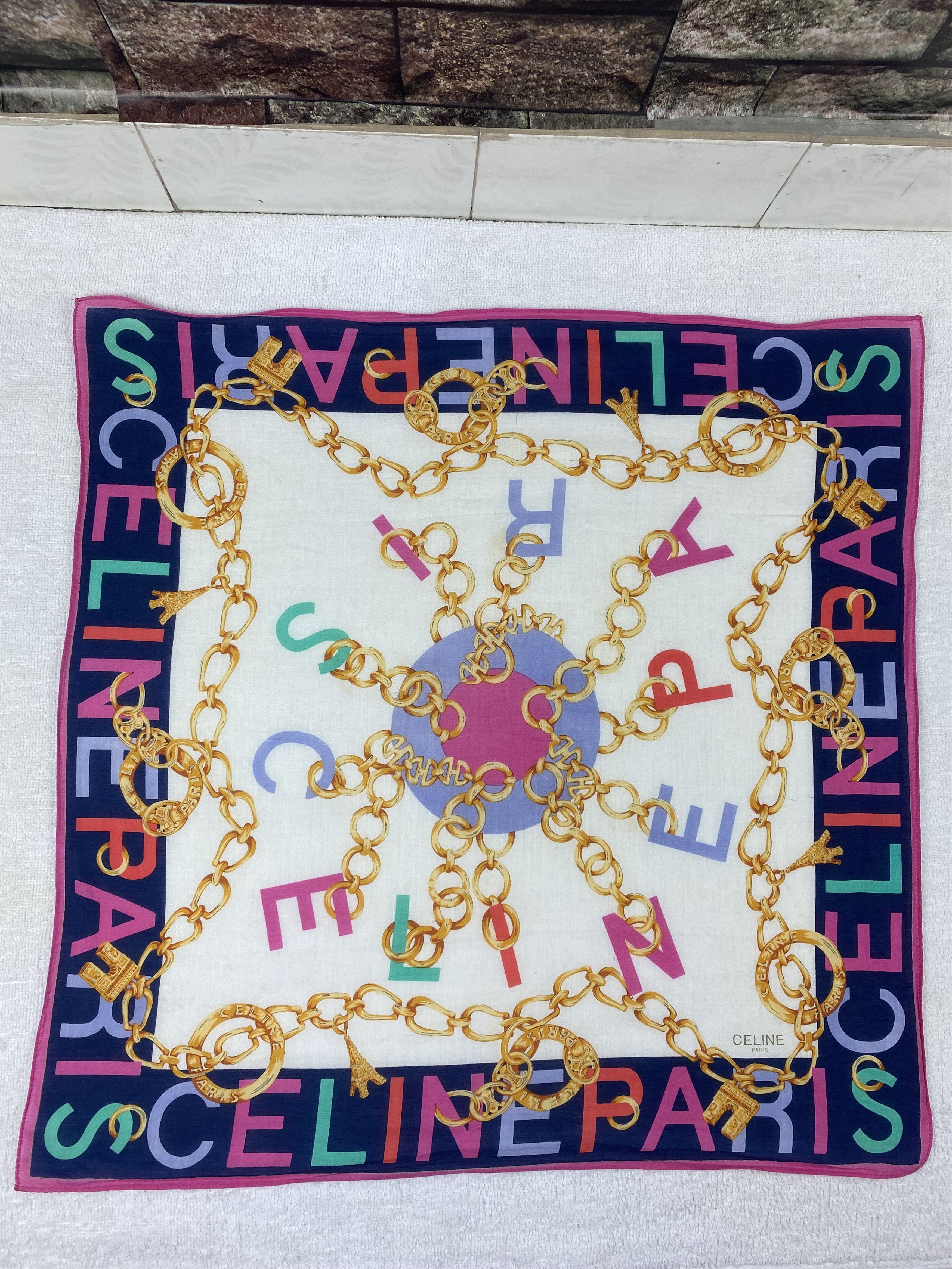 Celine Celine Handkerchief / Bandana / Neckerchief Size ONE SIZE - 3 Thumbnail