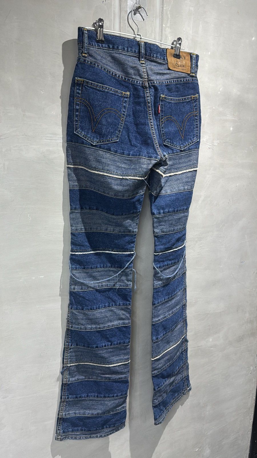 Hysteric Glamour × If Six Was Nine × Japanese Brand Hysteric Glamour Distressed Flared Hagi Denim Pants Size US 29 - 12 Thumbnail