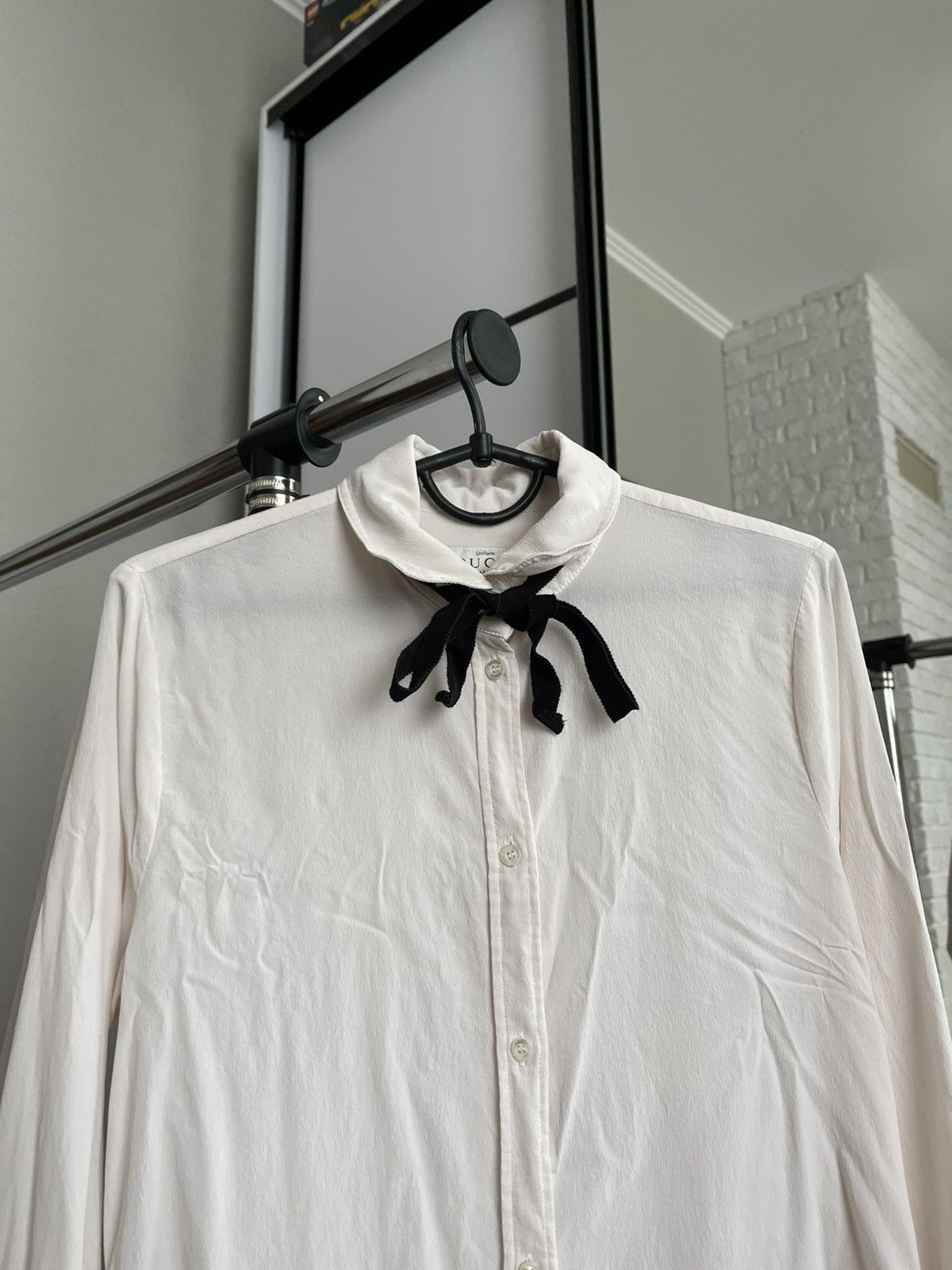 Gucci Gucci Uniform Shirt Button Up Long Sleeve Size M / US 6-8 / IT 42-44 - 4 Thumbnail