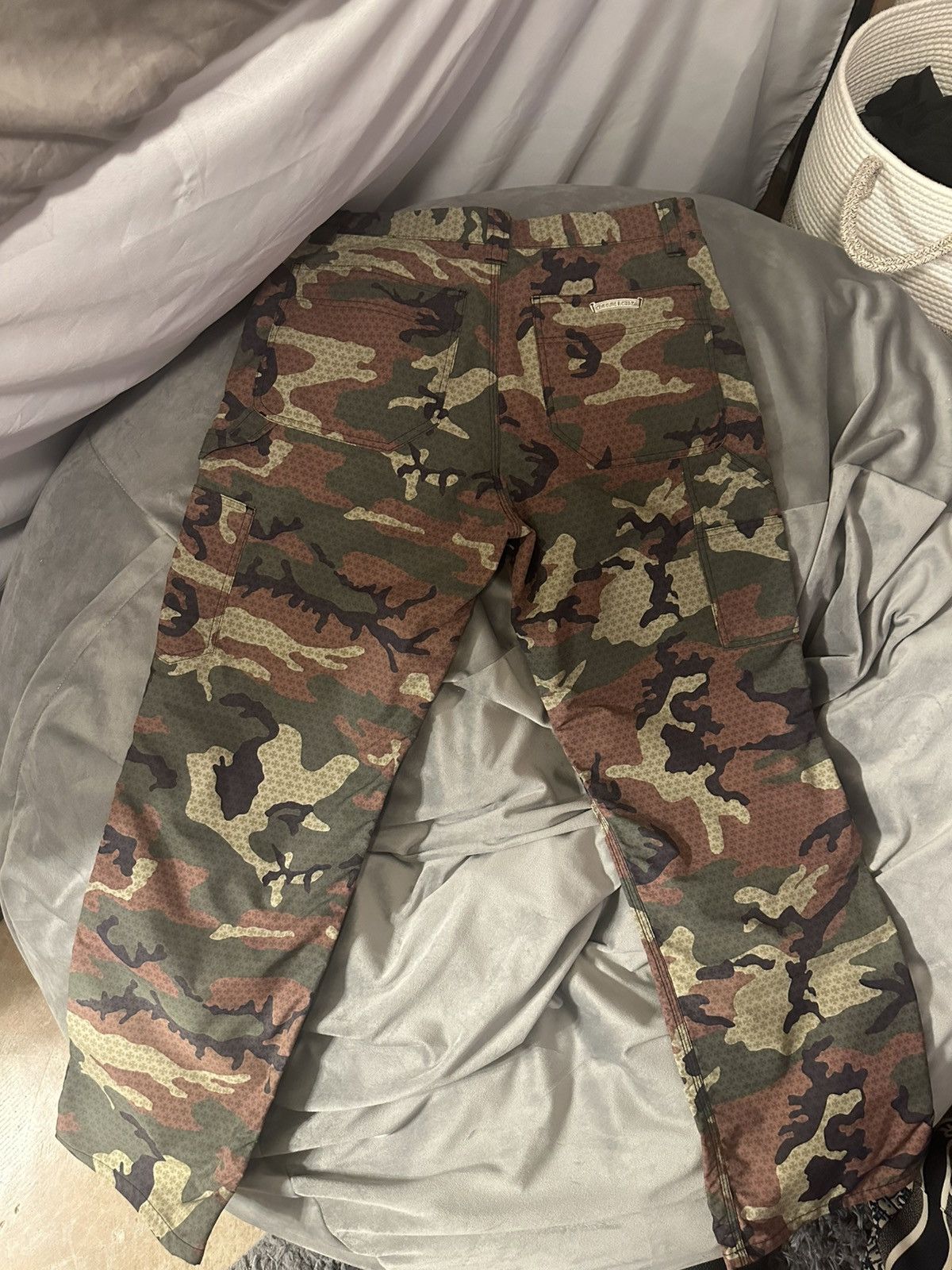 Chrome Hearts Chrome Hearts Carpenter Double Knee + Print Camouflage Pants Size US 32 / EU 48 - 7 Thumbnail