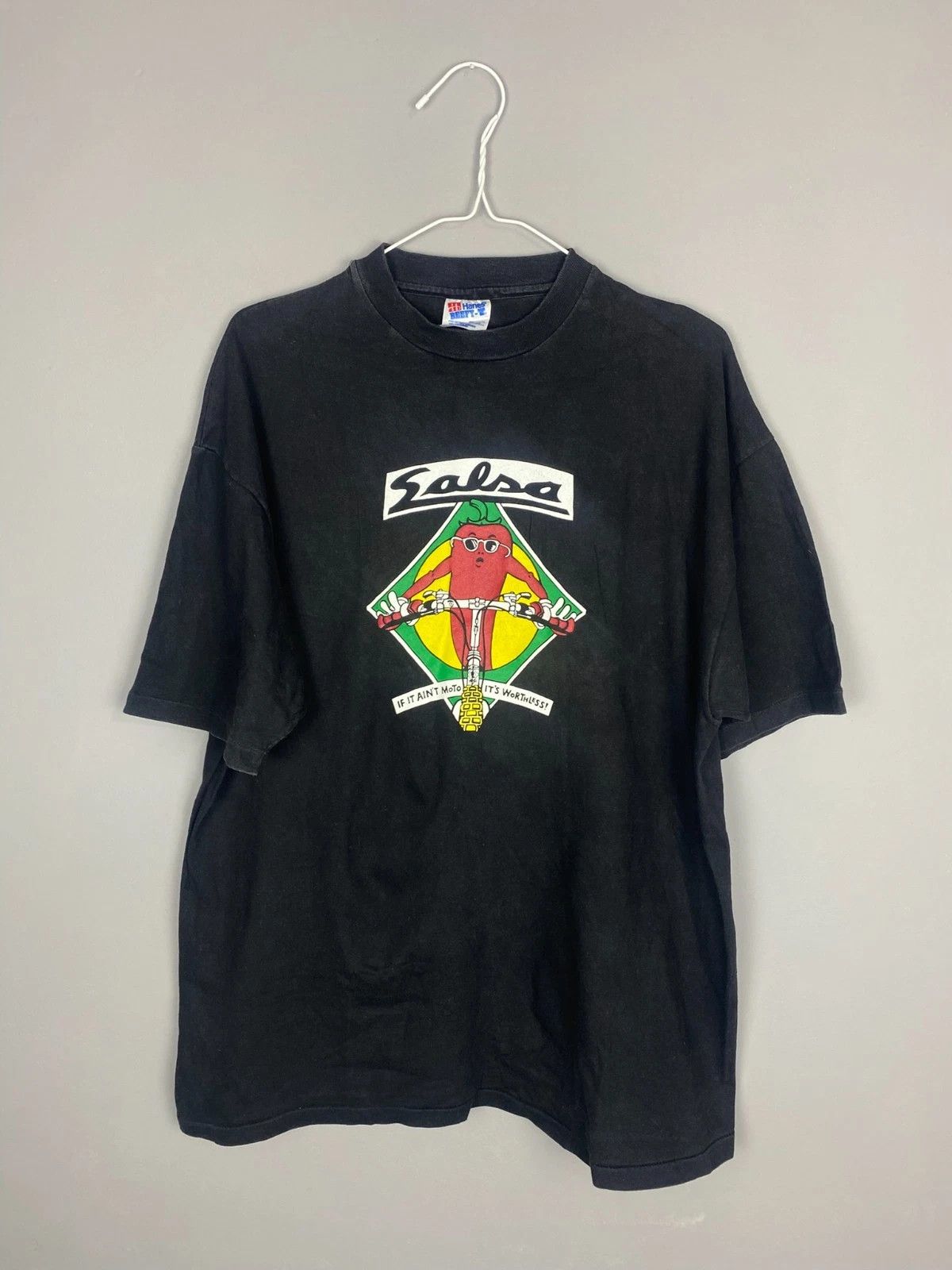 Other Vintage 90s “Salsa” T-Shirt Hanes Made in USA Size US XL / EU 56 / 4 - 1 Thumbnail