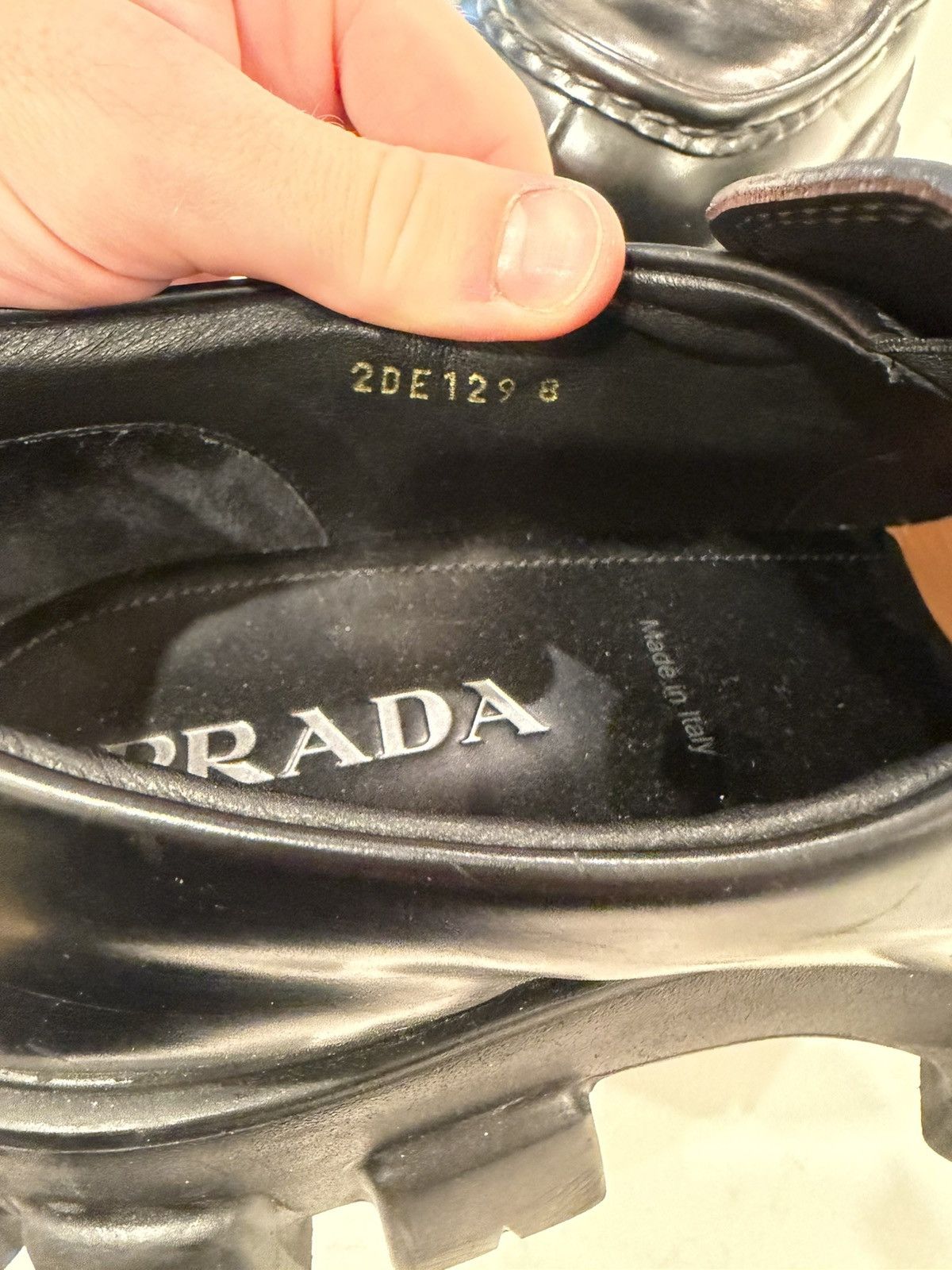 Prada Monolith brushed leather loafers Size US 8.5 / EU 41-42 - 2 Thumbnail