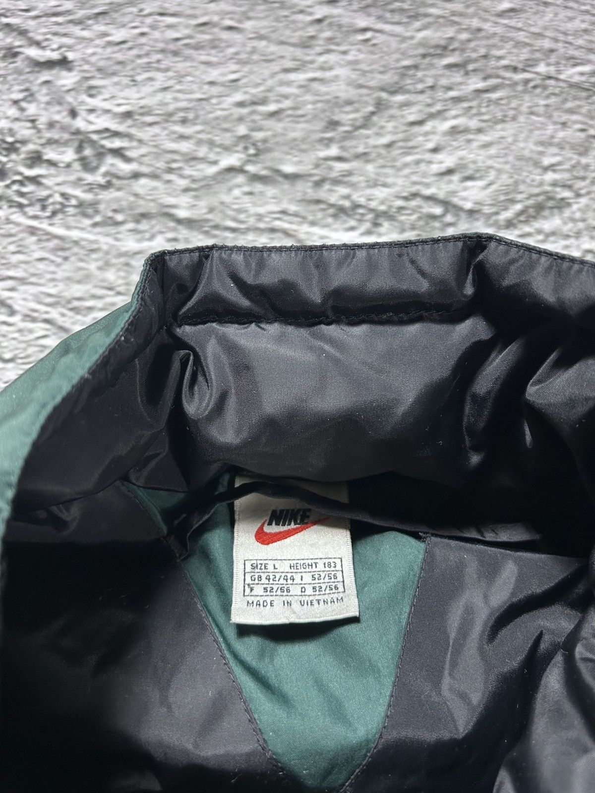 Nike × Vintage Nike puffer jacket green vintage big swoosh Y2K Size US XL / EU 56 / 4 - 4 Thumbnail