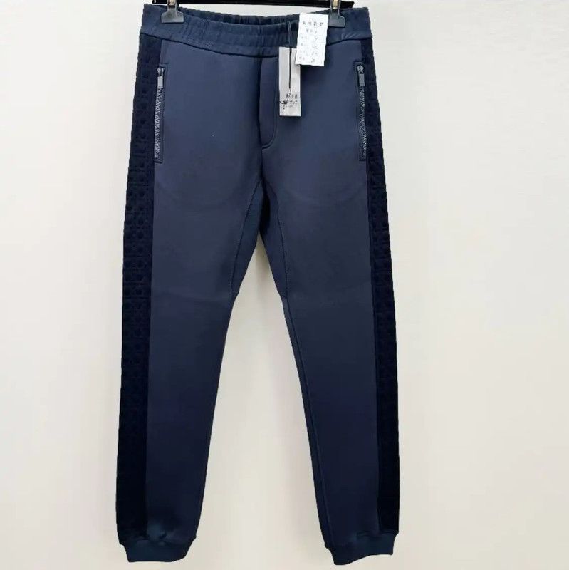 Dior Dior Men's Winter Dark Blue Cotton Pants 0089 Size US 30 / EU 46 - 1 Thumbnail