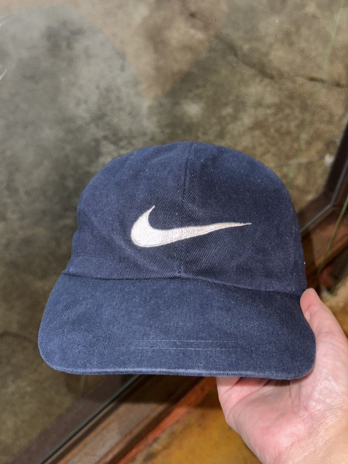 Nike Vintage Nike Swoosh 00's Bootleg Long-bill Cap Size ONE SIZE - 2 Thumbnail