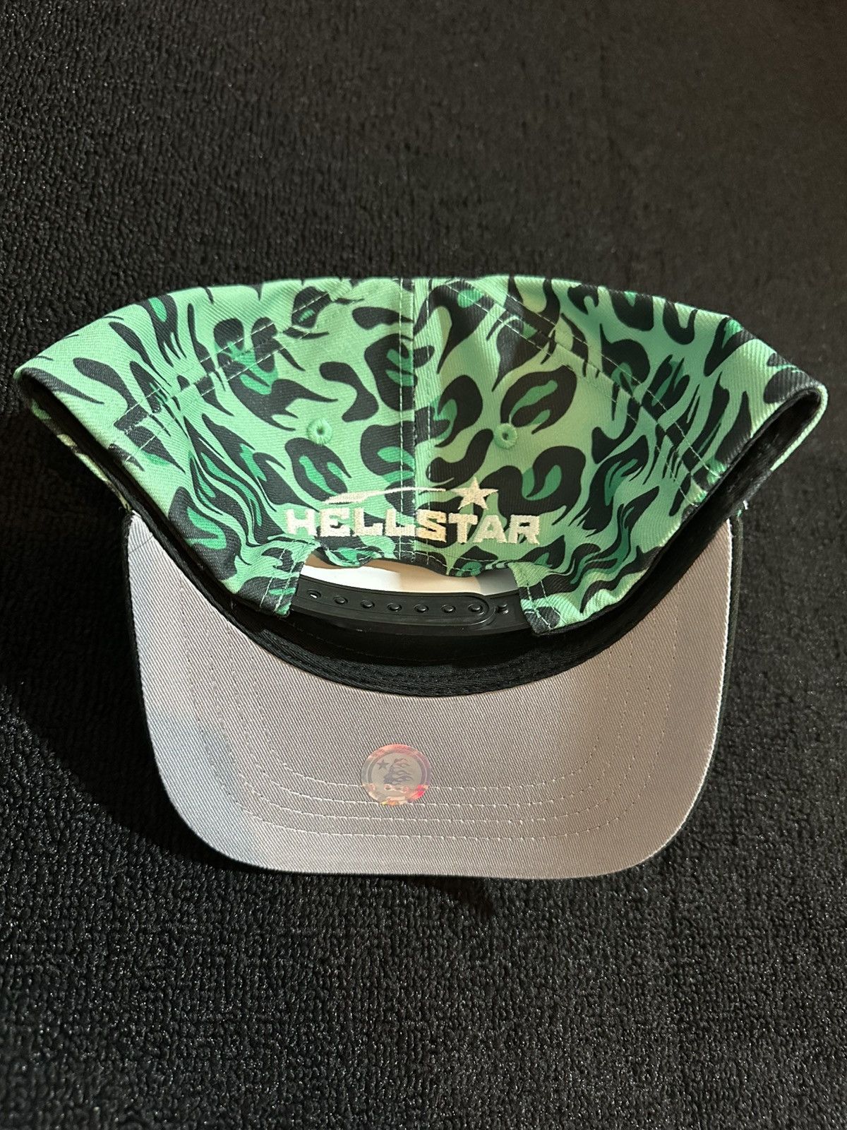 HELLSTAR Hellstar Green CheetahPrint Snapback Size ONE SIZE - 2 Thumbnail