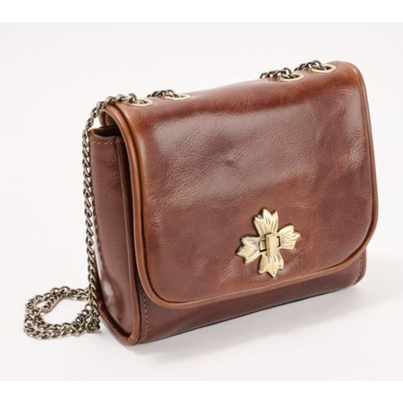 Other Patricia Nash Leather Purse Harlow Flap Chain Bag Soft Olive Size ONE SIZE - 13 Thumbnail