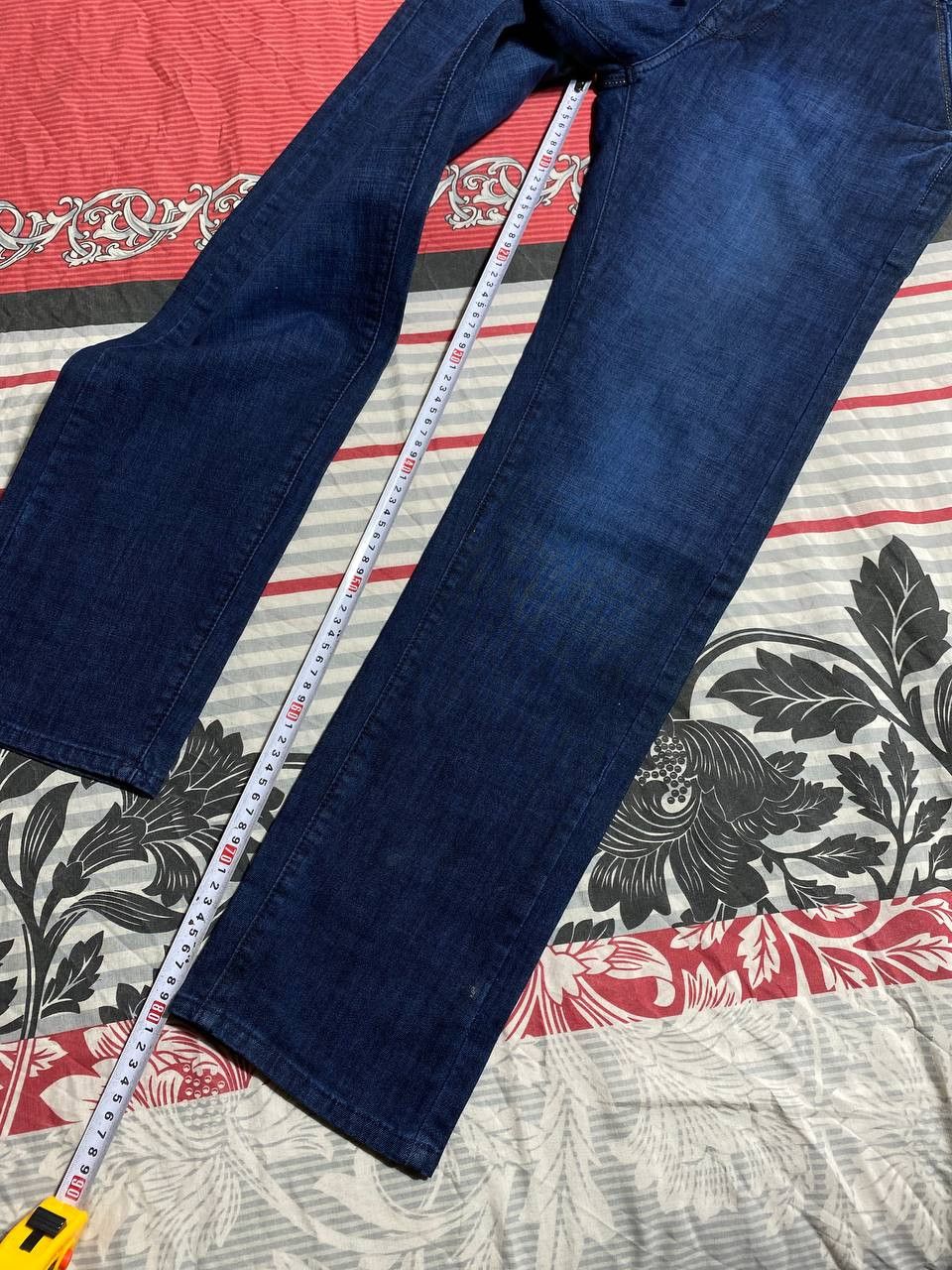 Japanese Brand Crazy Crash Dirty Baggy Faded Jean Japan Avant Garde Style Size US 36 / EU 52 - 18 Thumbnail