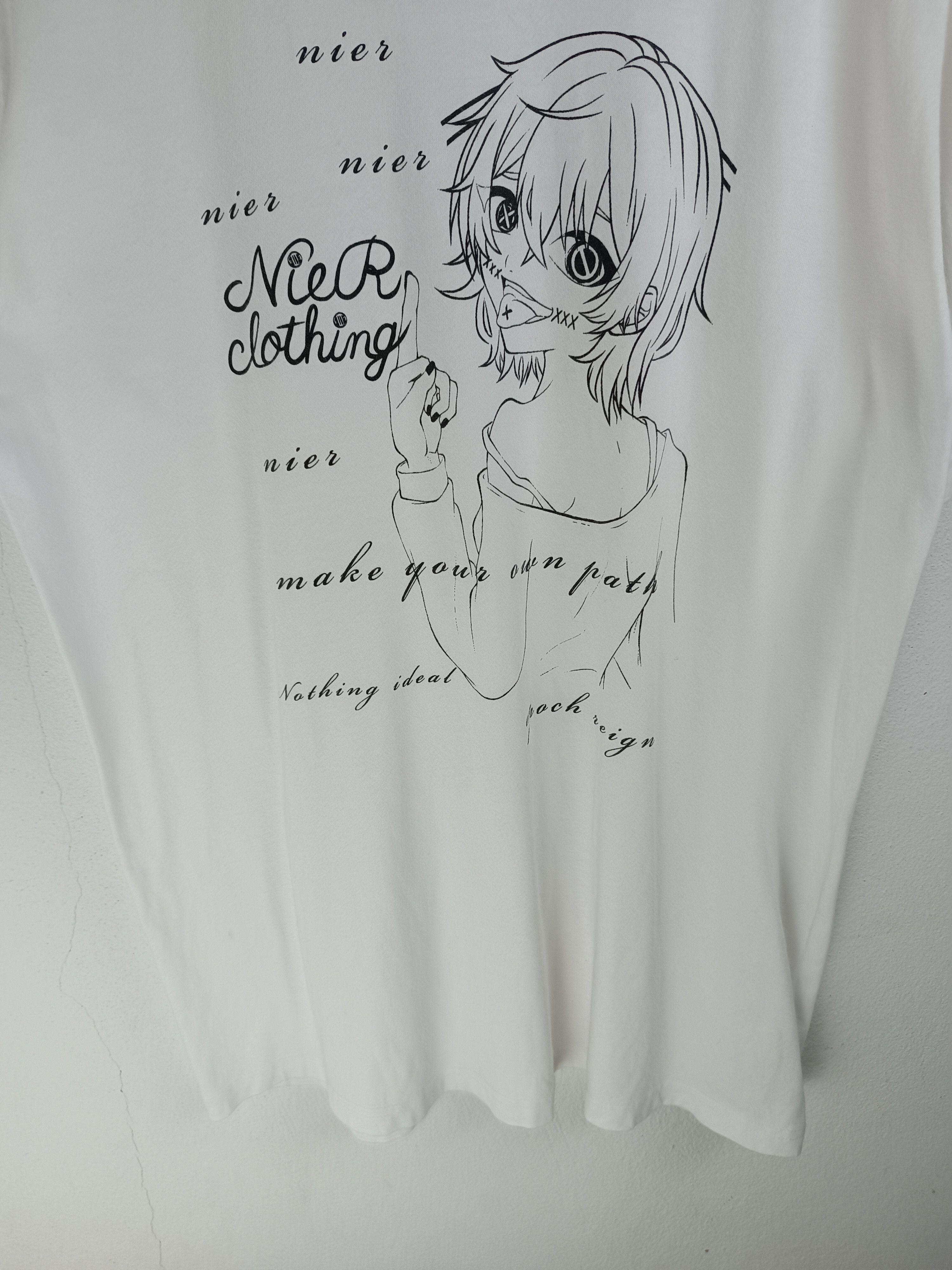Anime VINTAGE Y2K NIER CLOTHING CUTE ANIME WAIFU TEE Size US L / EU 52-54 / 3 - 6 Thumbnail