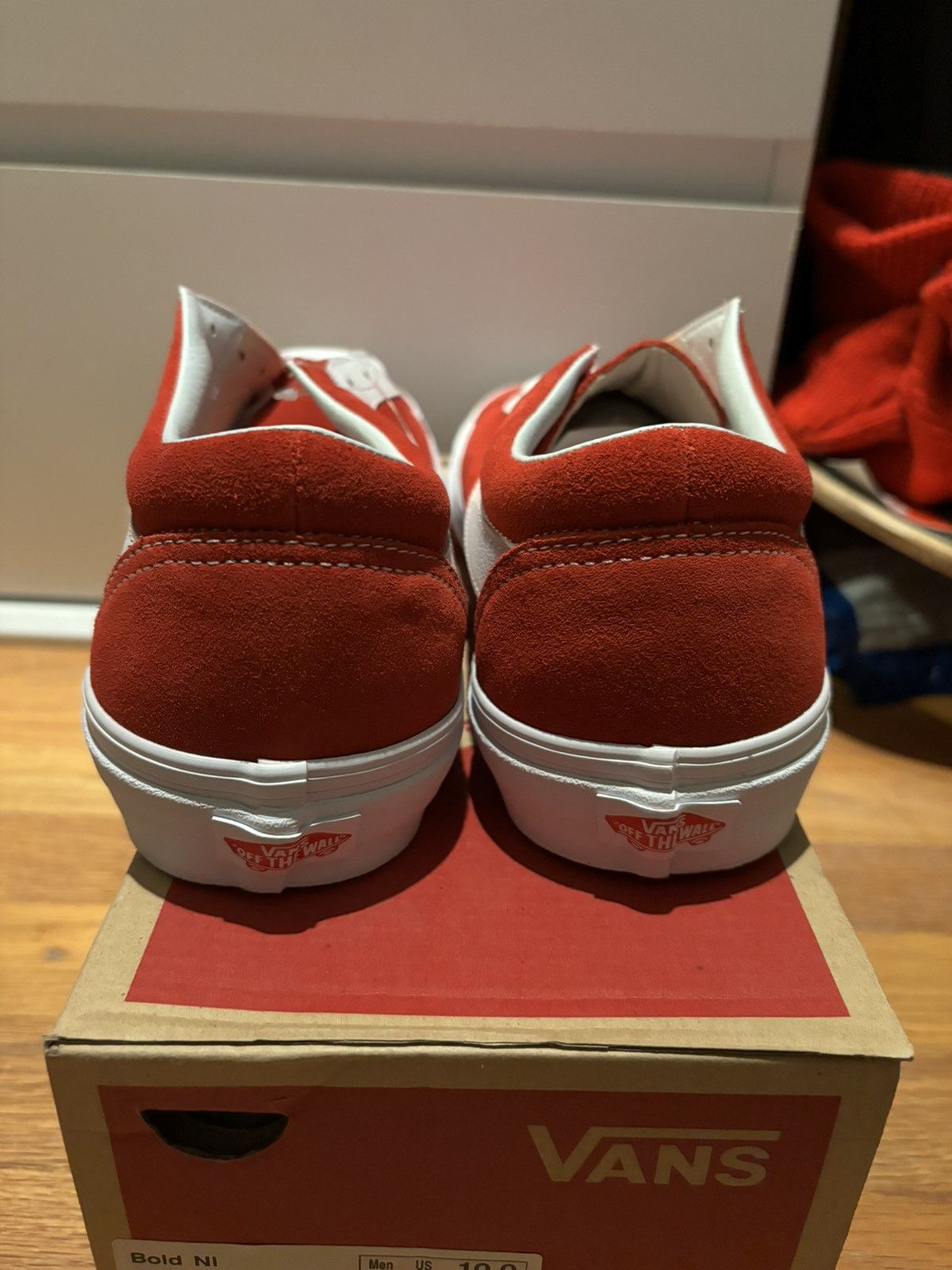 Vans Vans bold ni suede racing red size 10 Size US 10 / EU 43 - 3 Thumbnail