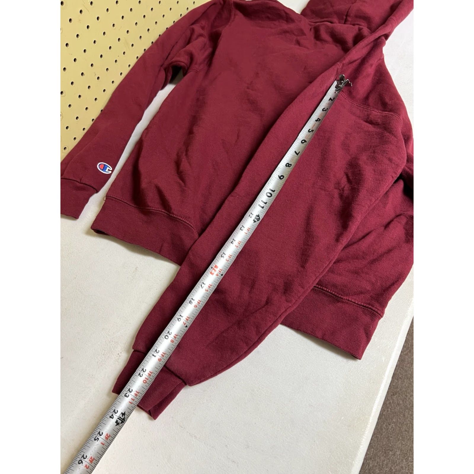 Champion Champion Hoodie Mens M Red Embroidered Chest Pullover Equinox Resort Vermont 90s? Size US M / EU 48-50 / 2 - 7 Thumbnail