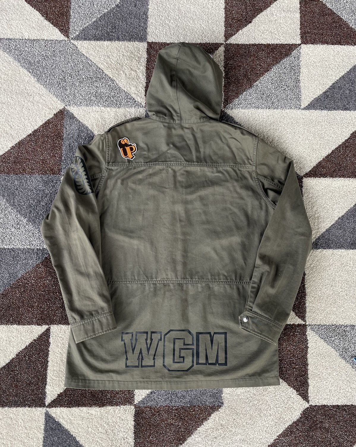 Bape Bape Military Shark Parachute Jacket Size US XL / EU 56 / 4 - 12 Thumbnail