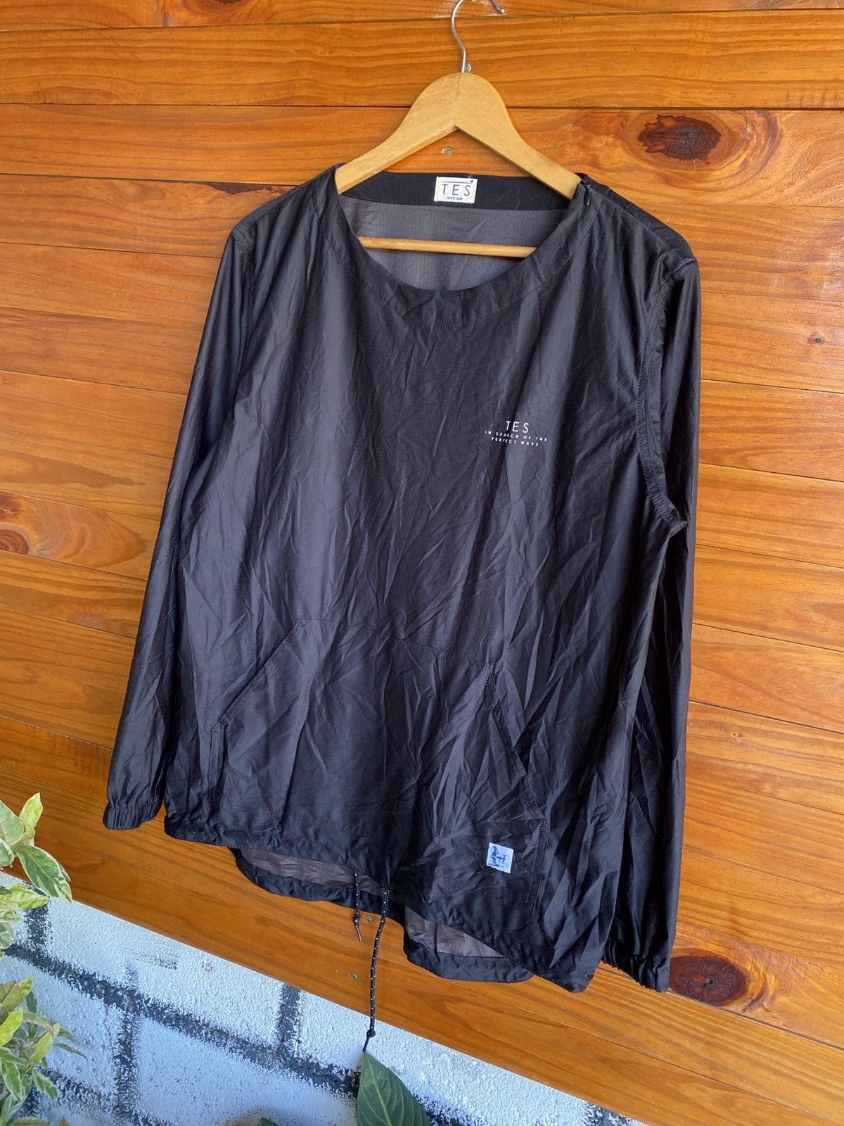 Japanese Brand Vintage TES Japanese Lightweight Pullover Jacket Black Size US M / EU 48-50 / 2 - 4 Thumbnail