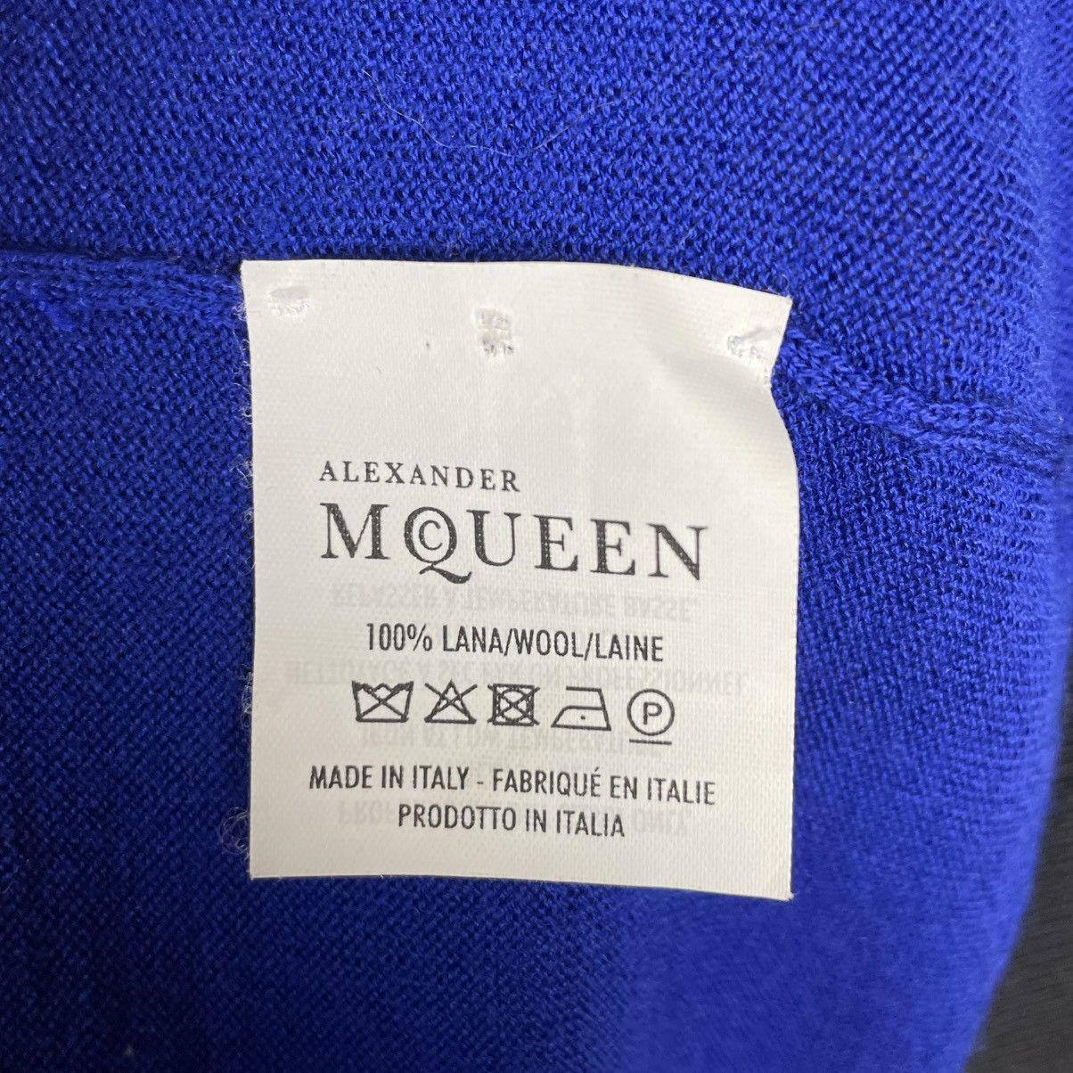 Alexander McQueen Alexander McQueen Multicolour Wool Buttonless Cardigan Size M / US 6-8 / IT 42-44 - 8 Thumbnail