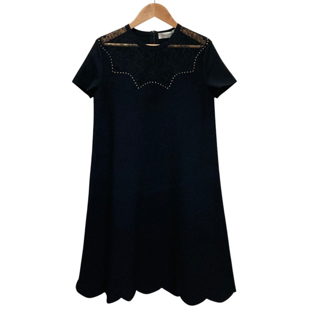 Valentino Valentino Valentino Studded Lace Dress Textile Dresses DUTY FREE for USA Size ONE SIZE - 1 Thumbnail