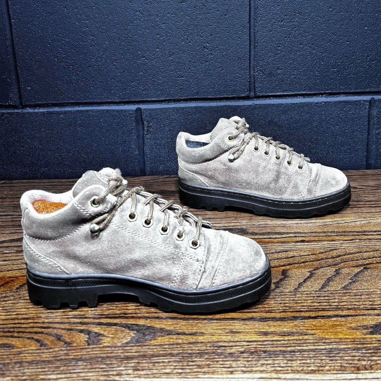 Other Y2K 90’s VTG Candie’s Take-A-Hike Brown Suede Platform Shoes Size US 7 / IT 37 - 3 Thumbnail