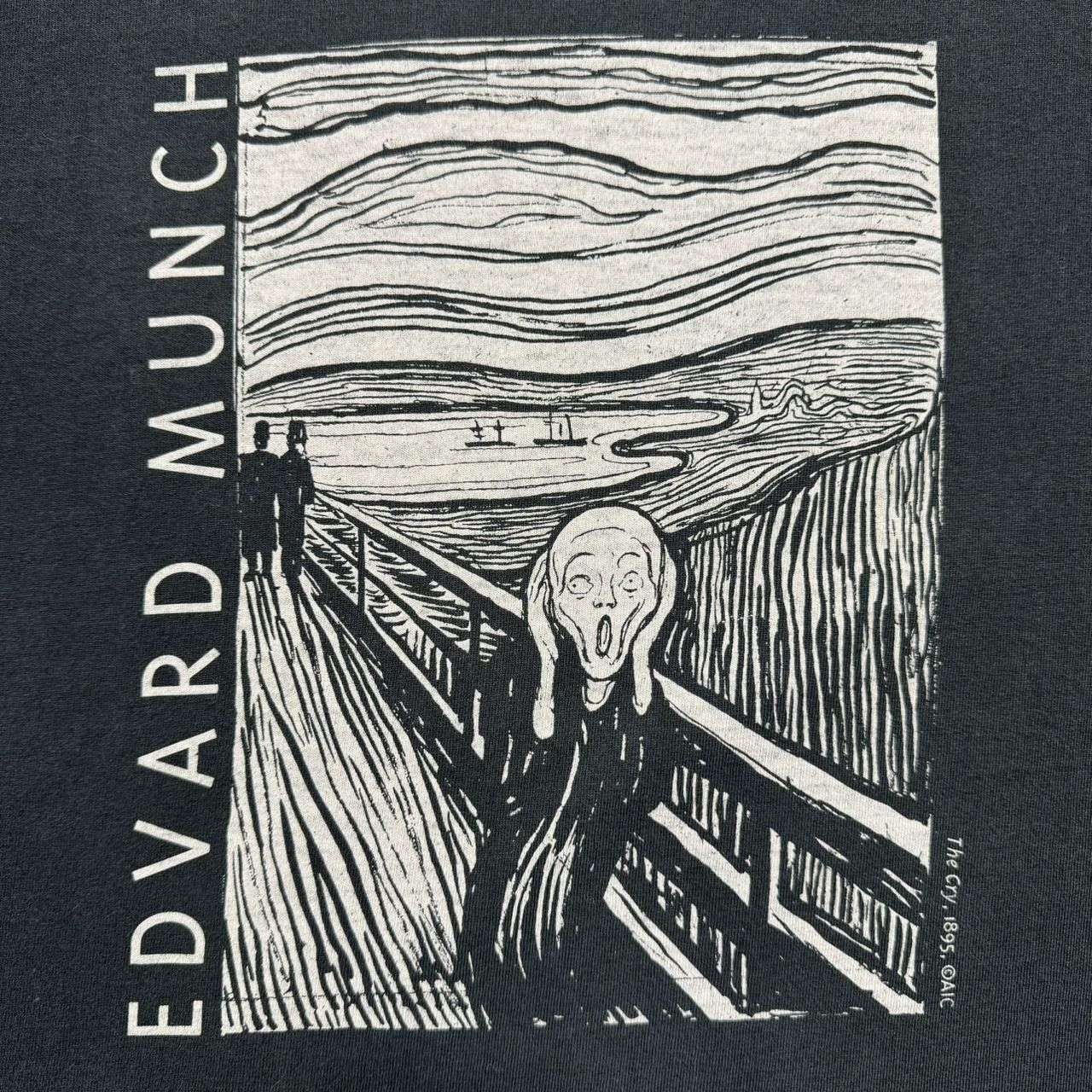 Lee × Vintage Vintage 90s Edvard Munch The Scream Art T Shirt Lee Tag M Size US M / EU 48-50 / 2 - 3 Thumbnail