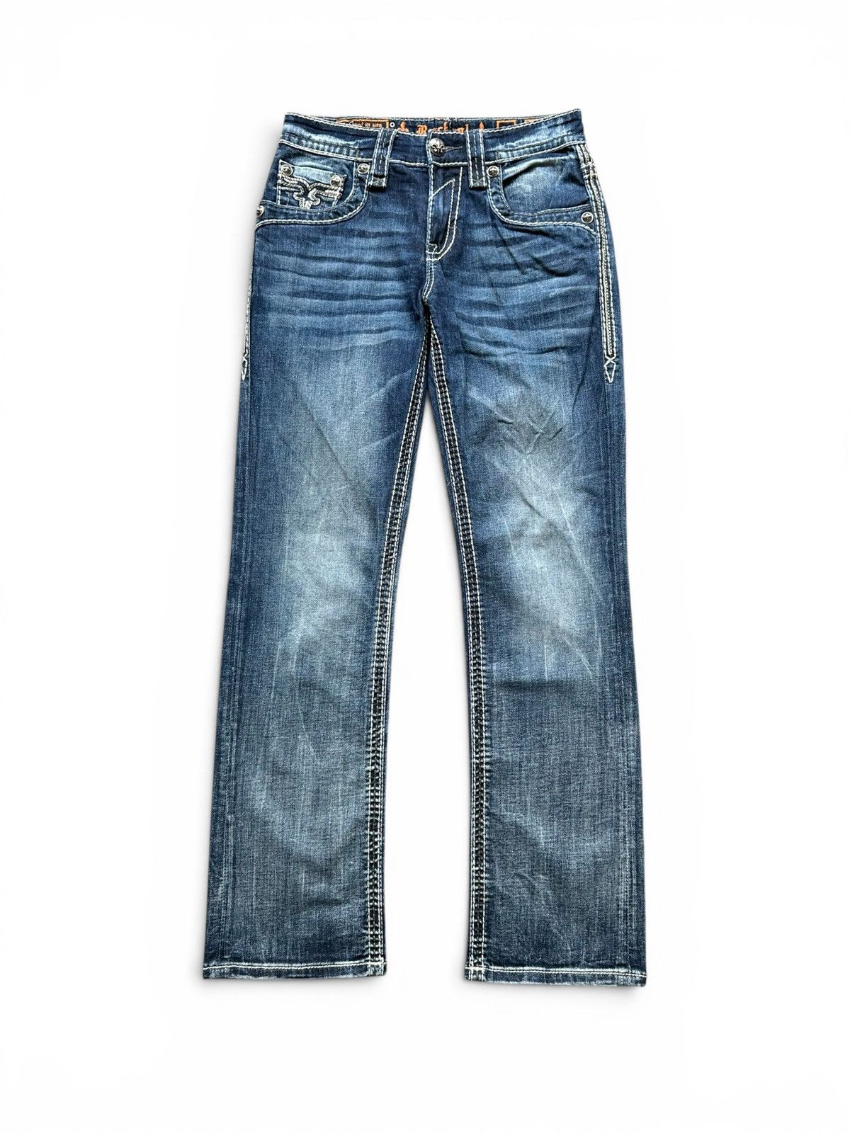 Rock Revival 00's Rock Revival stonewash jeans Size US 30 / EU 46 - 1 Thumbnail