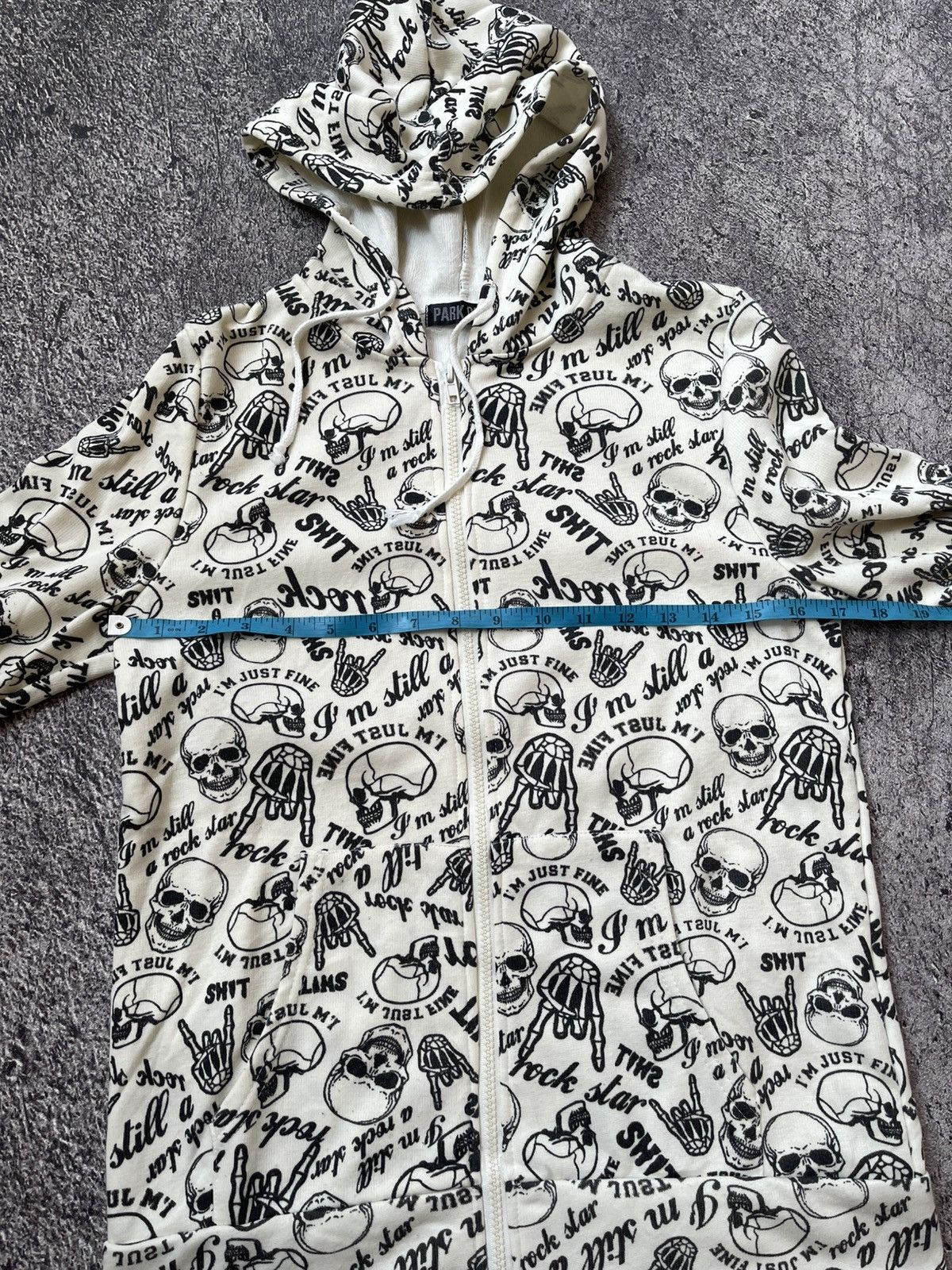 Hysteric Glamour Y2k Park Girl Ifsixwasnine skull full print hoodie Size US M / EU 48-50 / 2 - 8 Thumbnail