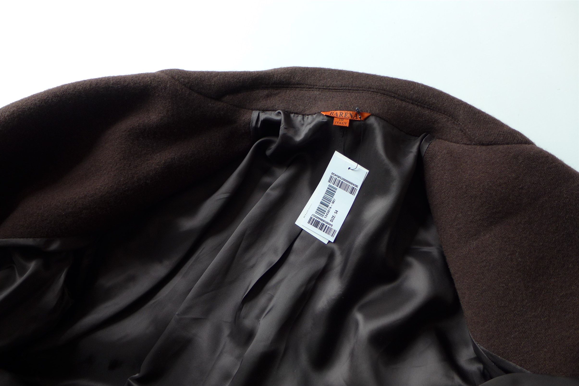 Barena Barena Double Breasted Overcoat - Brown Wool Size US L / EU 52-54 / 3 - 11 Thumbnail