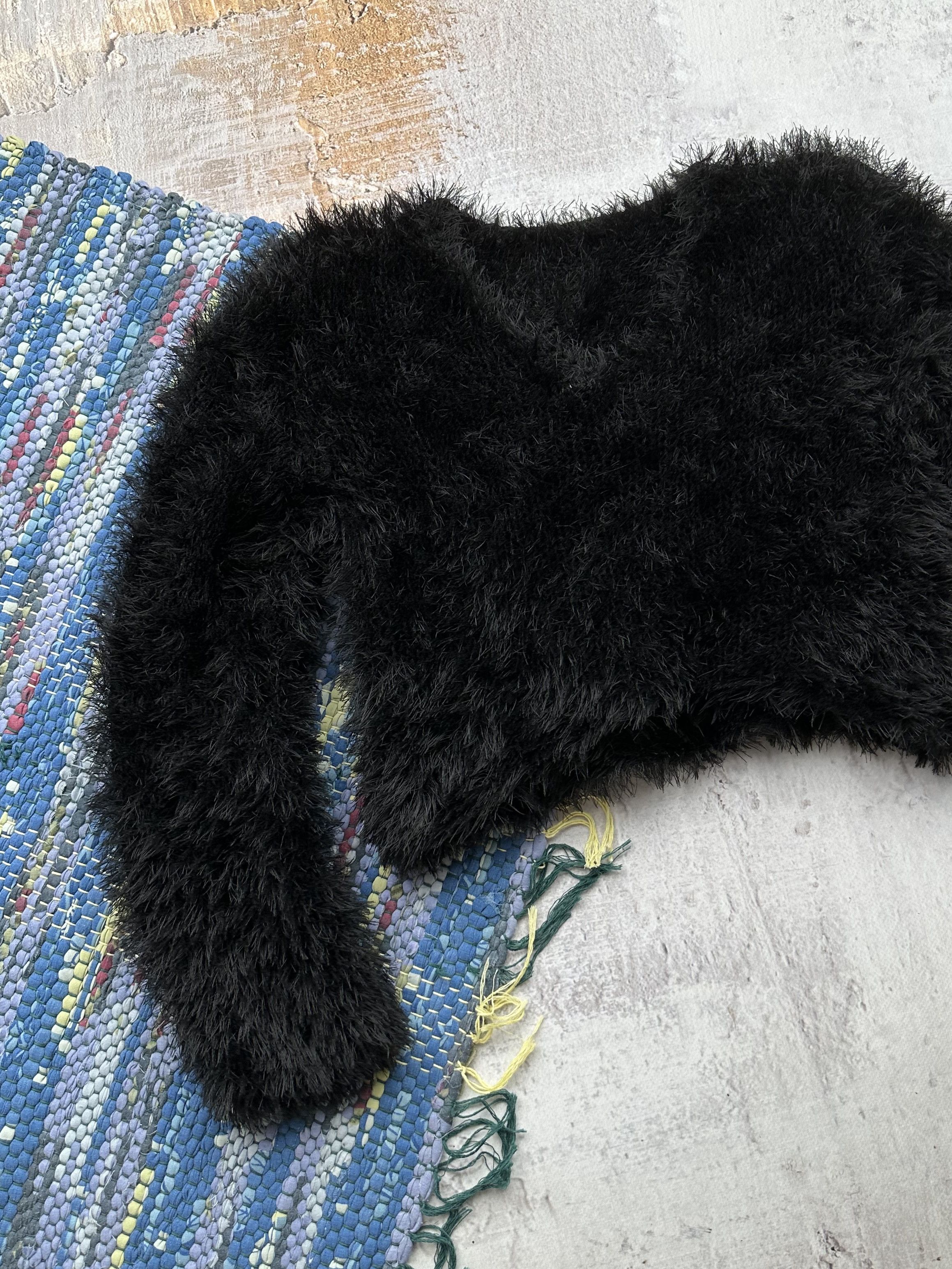 Vintage Vintage Cropped Mohair Sweater A449(336)(D15) Size M / US 6-8 / IT 42-44 - 2 Thumbnail