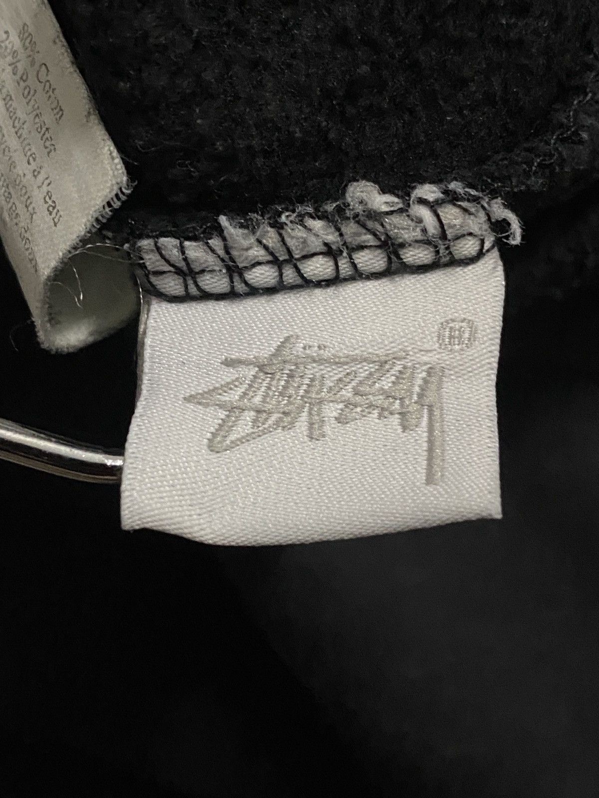 Stussy STEAL - ICONIC STUSSY LOGO ZIP UP HOODIE Size US M / EU 48-50 / 2 - 8 Thumbnail