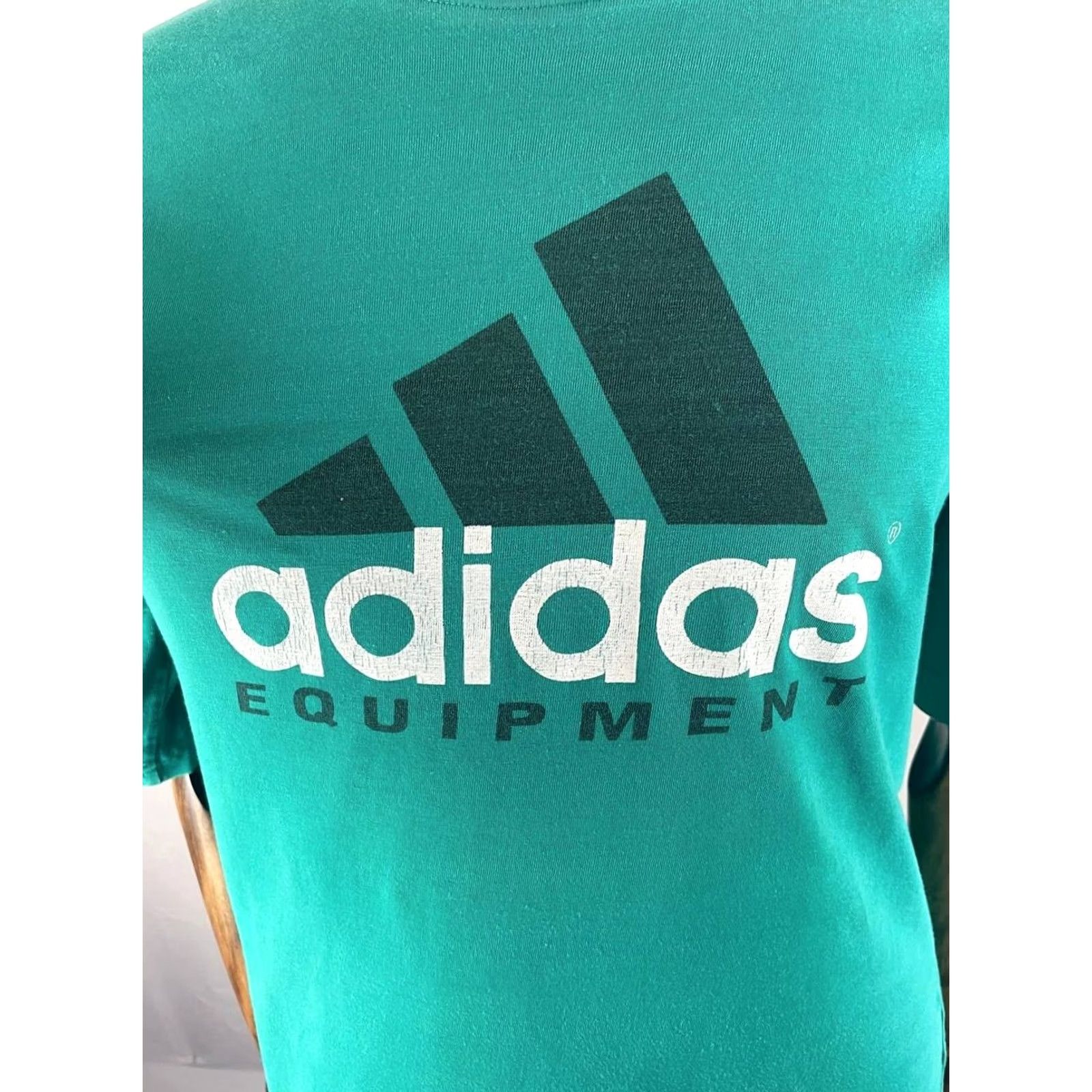 Adidas Adidas Equipment T-Shirt Size XL Green Cotton Mens Short Sleeve Crew Neck Size US XS / EU 42 / 0 - 4 Thumbnail