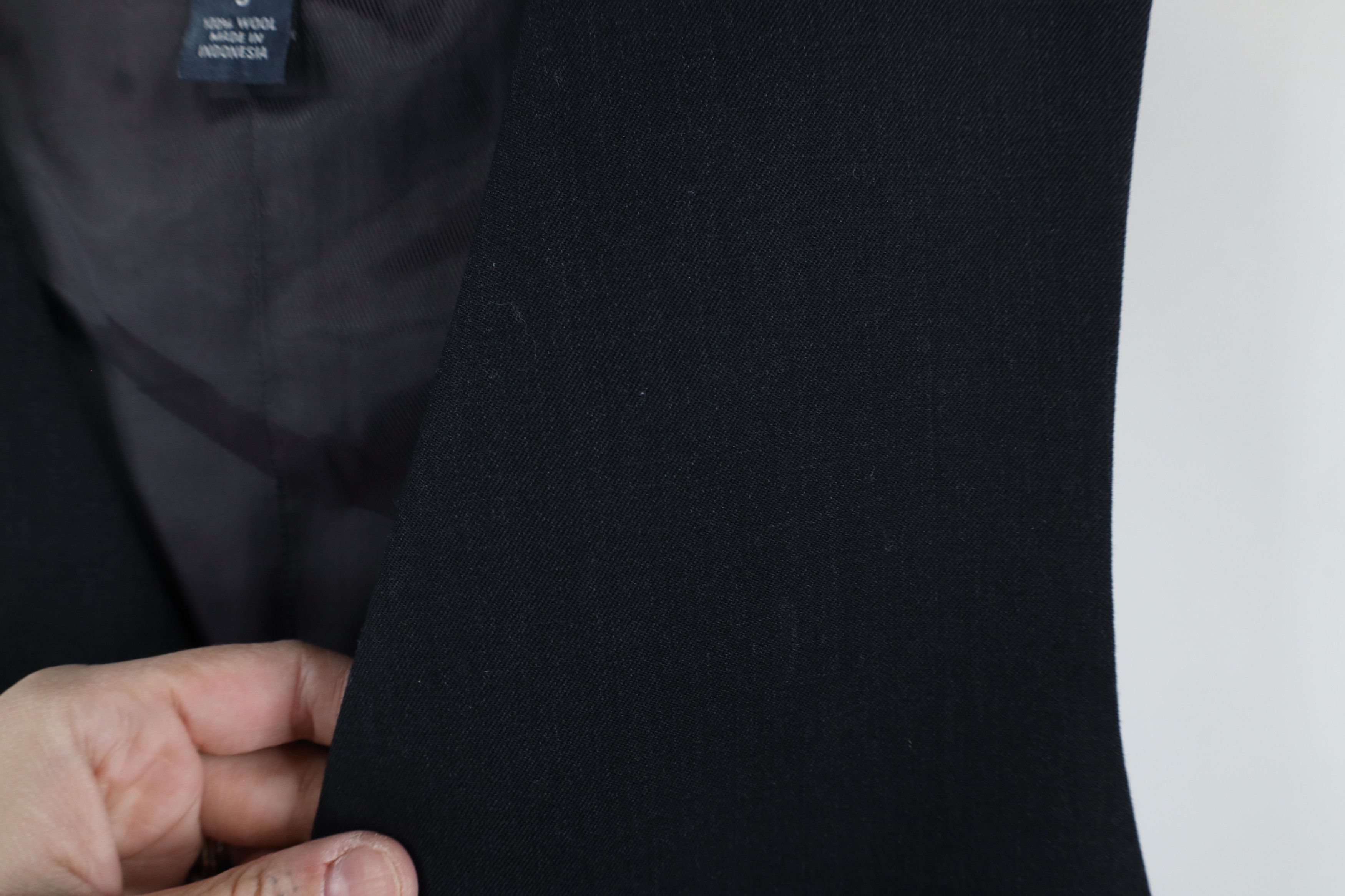 Vintage Vintage 90s Streetwear Buckle Back Suit Vest Jacket Black Size US S / EU 44-46 / 1 - 6 Thumbnail