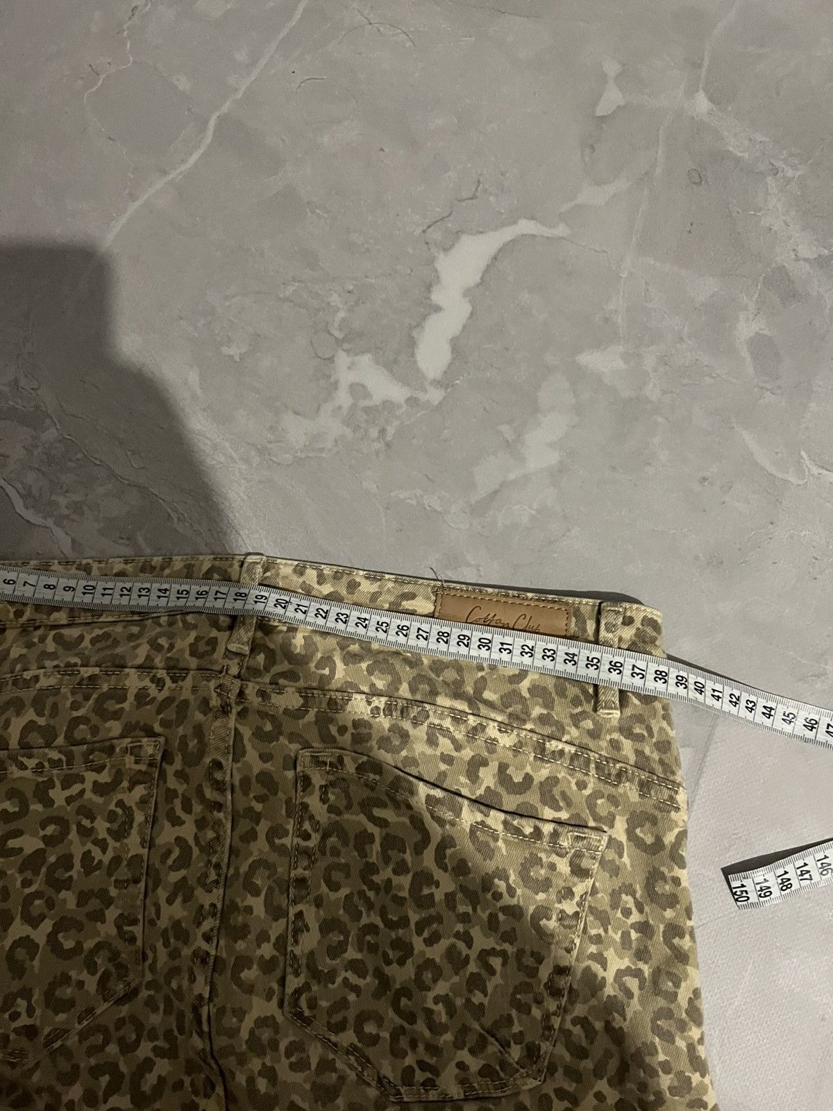 Vintage Archive Skinny Leopard Glamour Jean / Distressed Style 90 Size US 30 / EU 46 - 7 Thumbnail