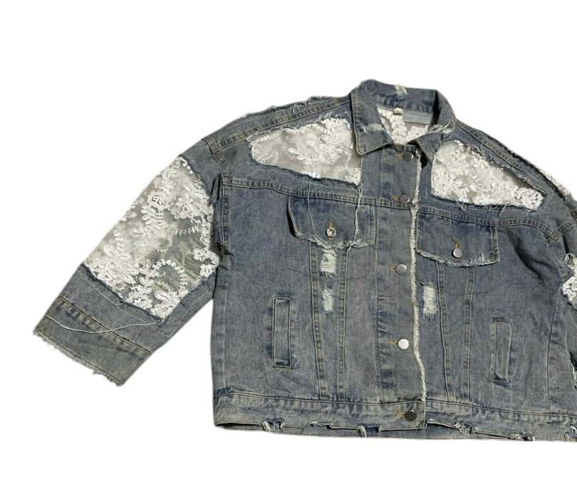 If Six Was Nine RARE💥Vintage Custome Made Denim Jacket Nice Design Size US M / EU 48-50 / 2 - 2 Thumbnail