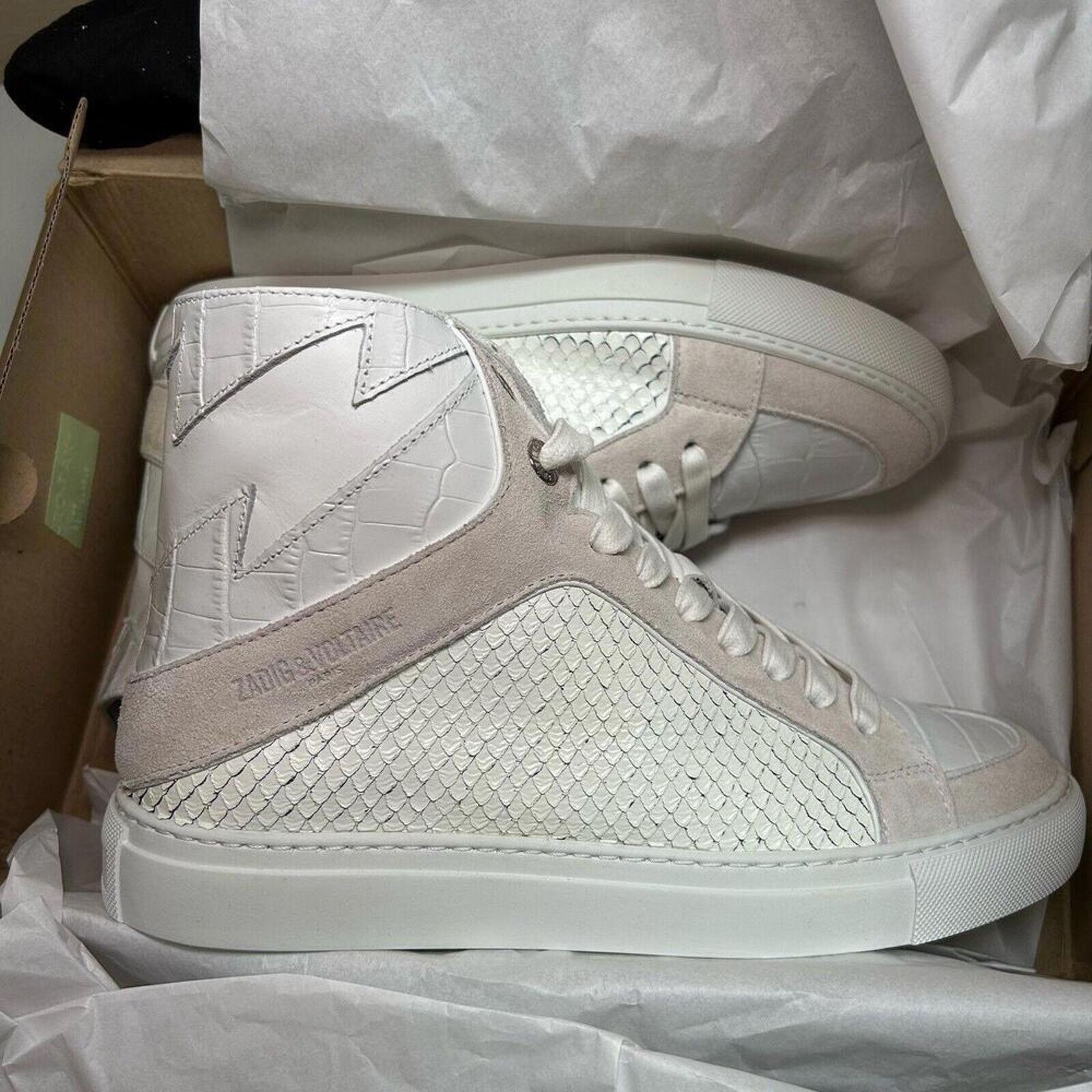 Zadig & Voltaire ZADIG & VOLTAIRE Zv1747 High Flash Keith Sneakers EU 38 Size US 8 / IT 38 - 2 Thumbnail